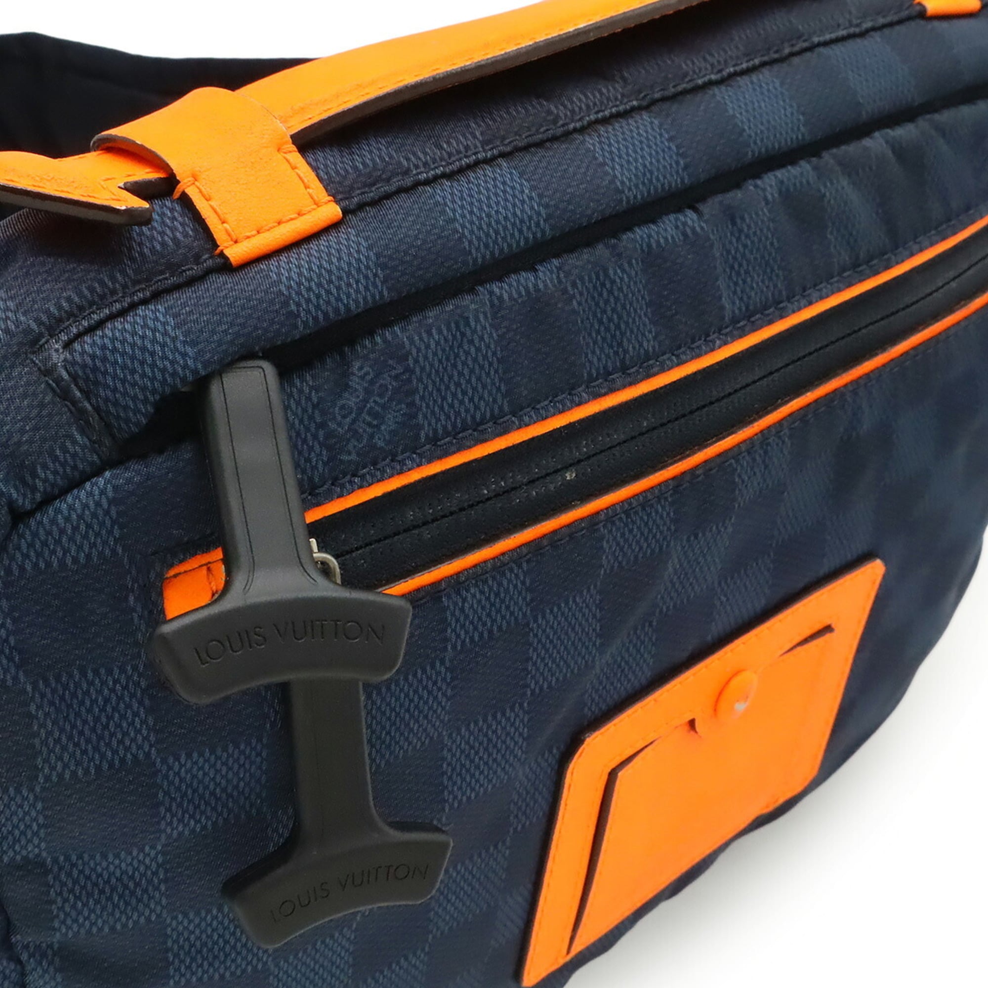 Louis Vuitton Navy Orange Nylon Fanny Pack