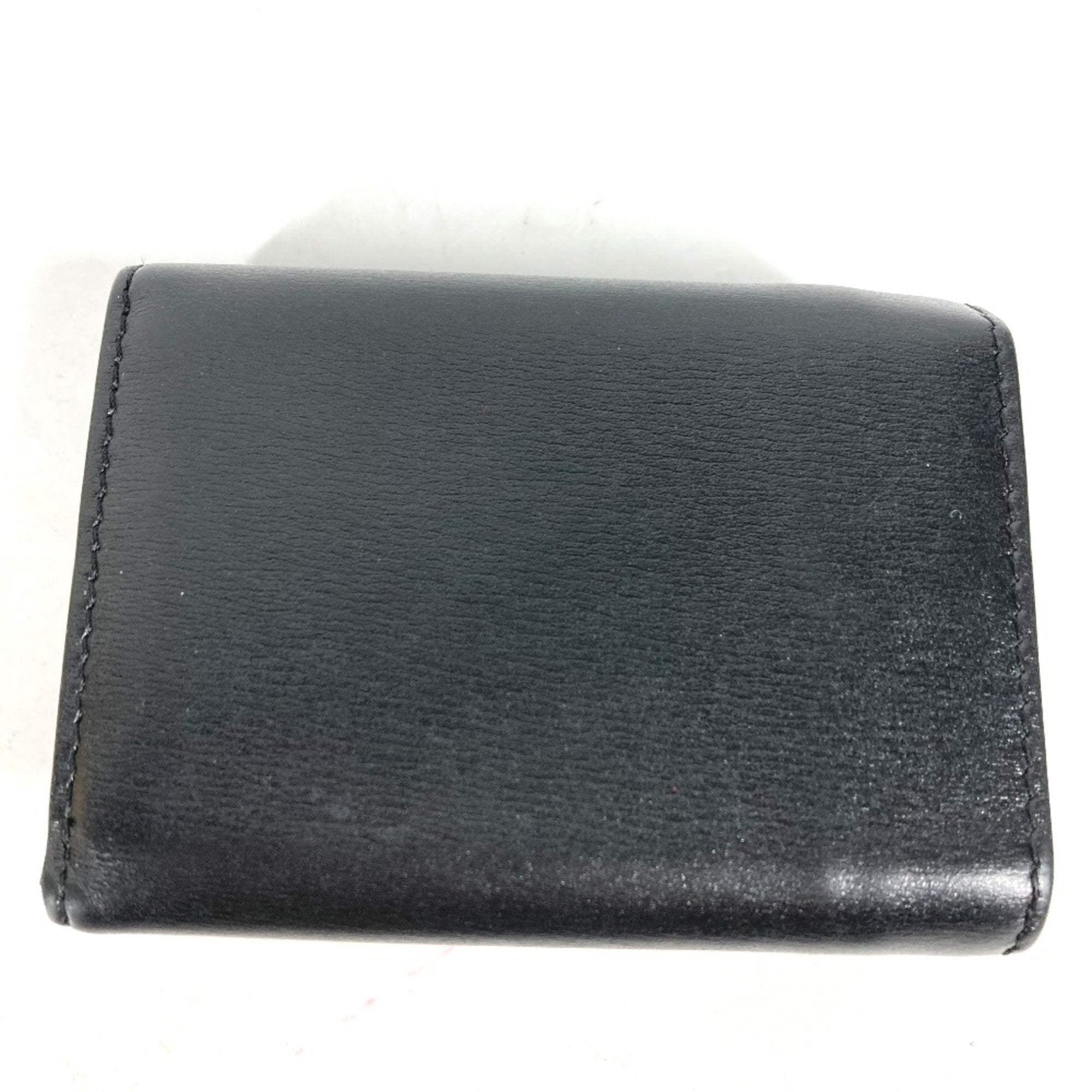 Fendi Black Leather Wallet (Tri-Fold)