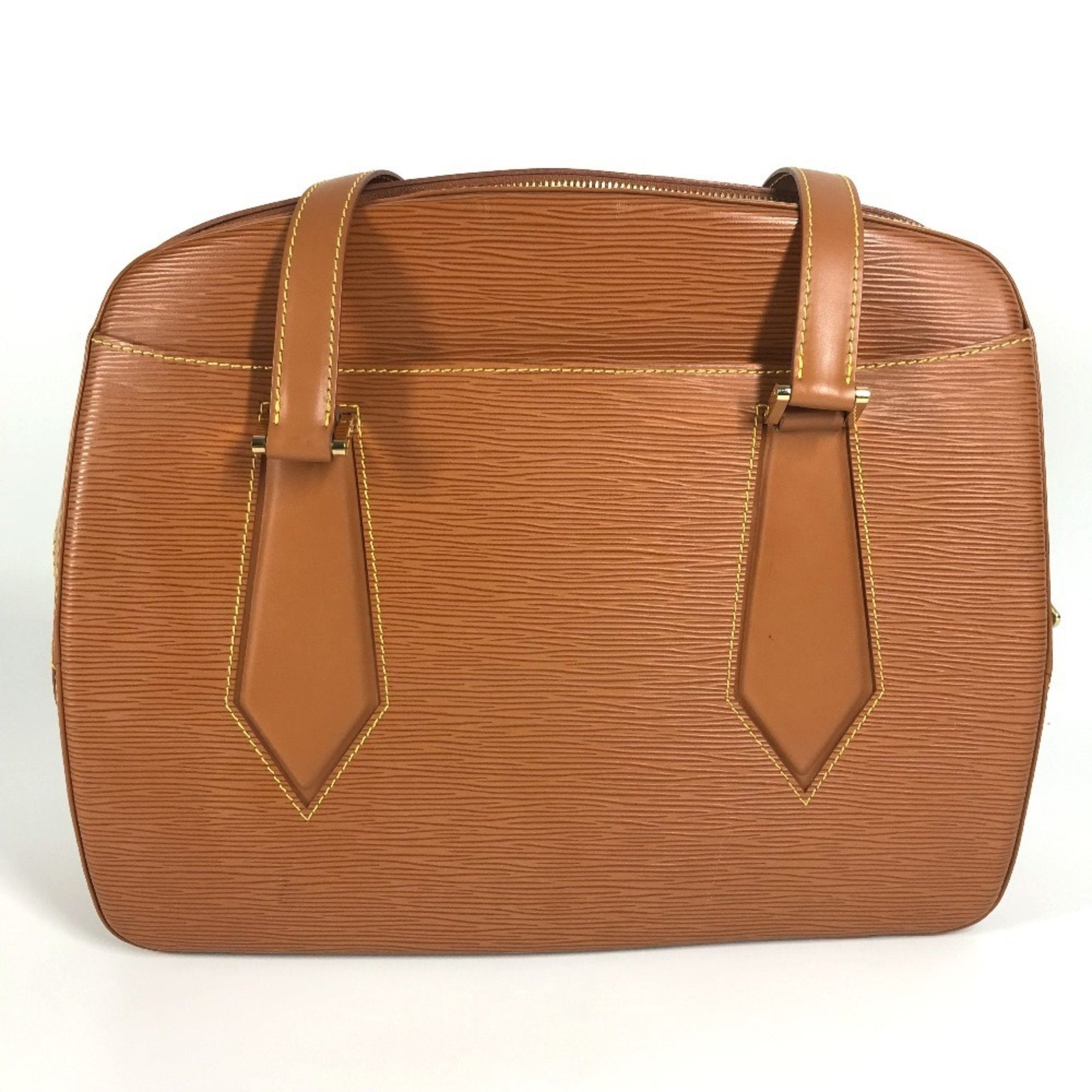 Louis Vuitton Brown Gold Cipango Epi Leather Shoulder Bag Tote Bag