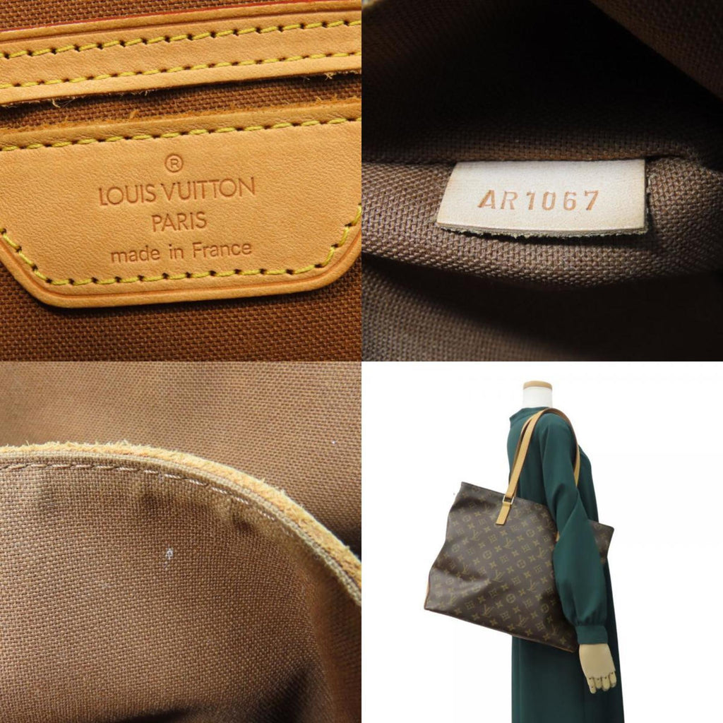 Louis Vuitton Brown Monogram Leather Tote Bag