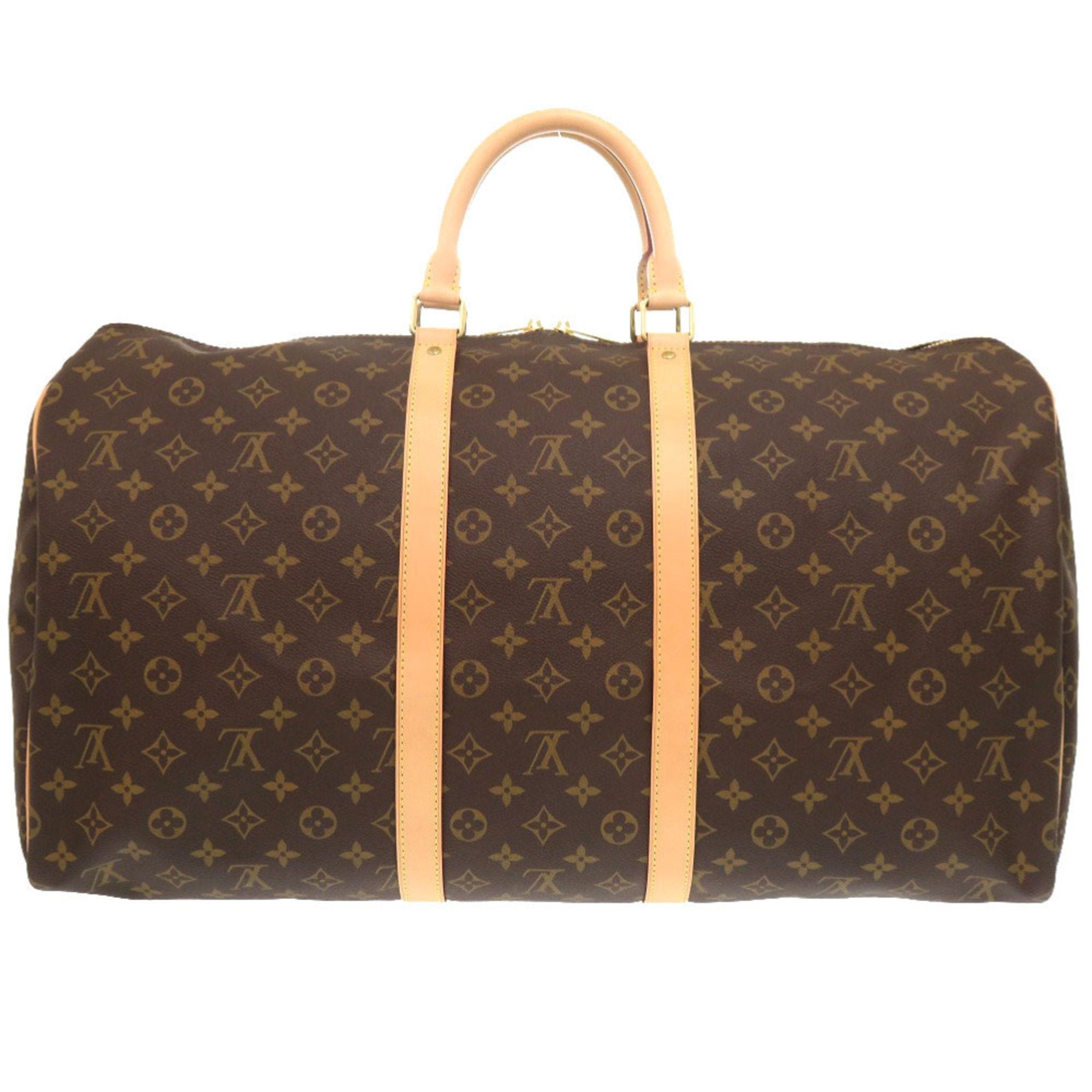 Louis Vuitton Brown Monogram Canvas Boston Bag