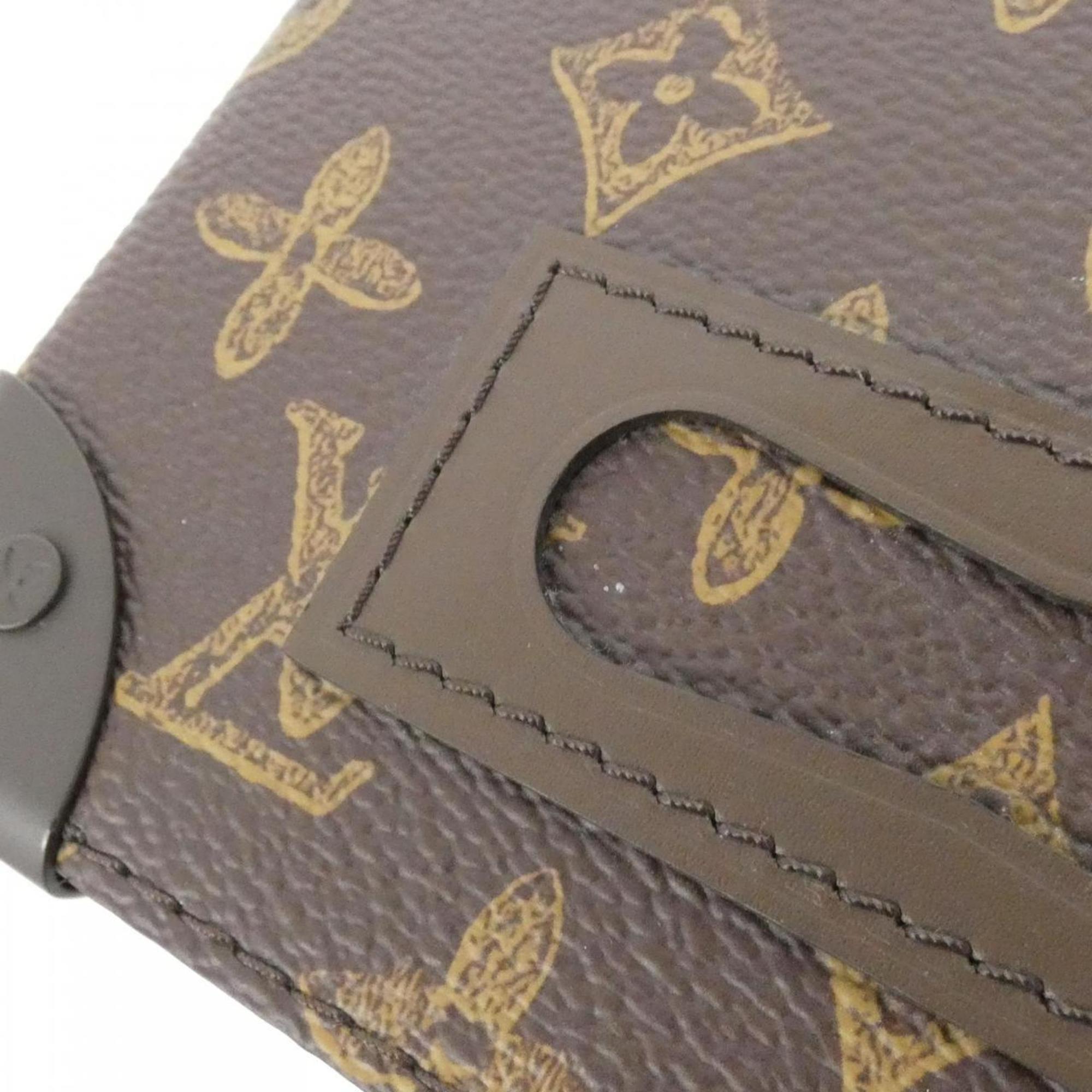 Louis Vuitton Marron Coated Canvas Handbag