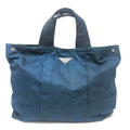 Prada Blue Nylon Tote Bag