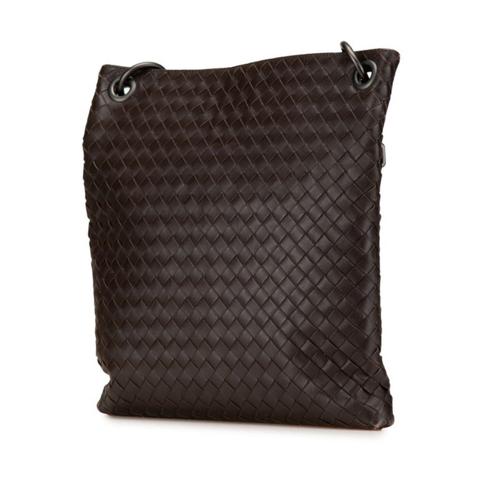 Bottega Veneta Brown Leather Shoulder Bag