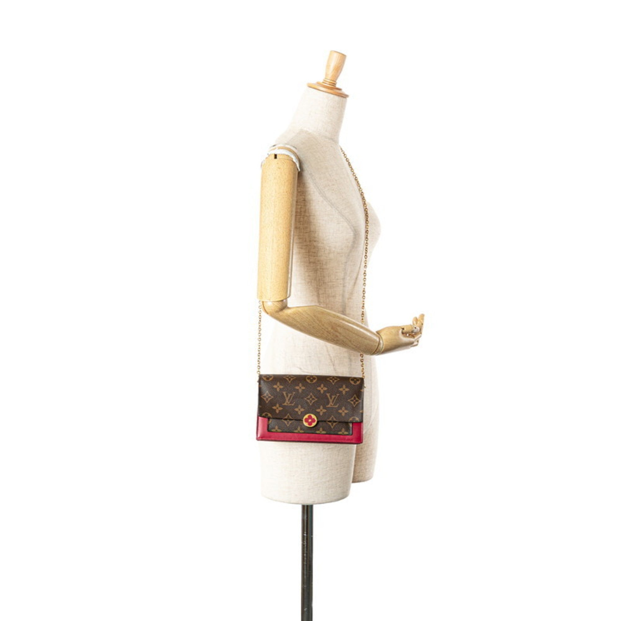 Louis Vuitton Monogram Brown Fuchsia Monogram Monogram Shoulder Bag