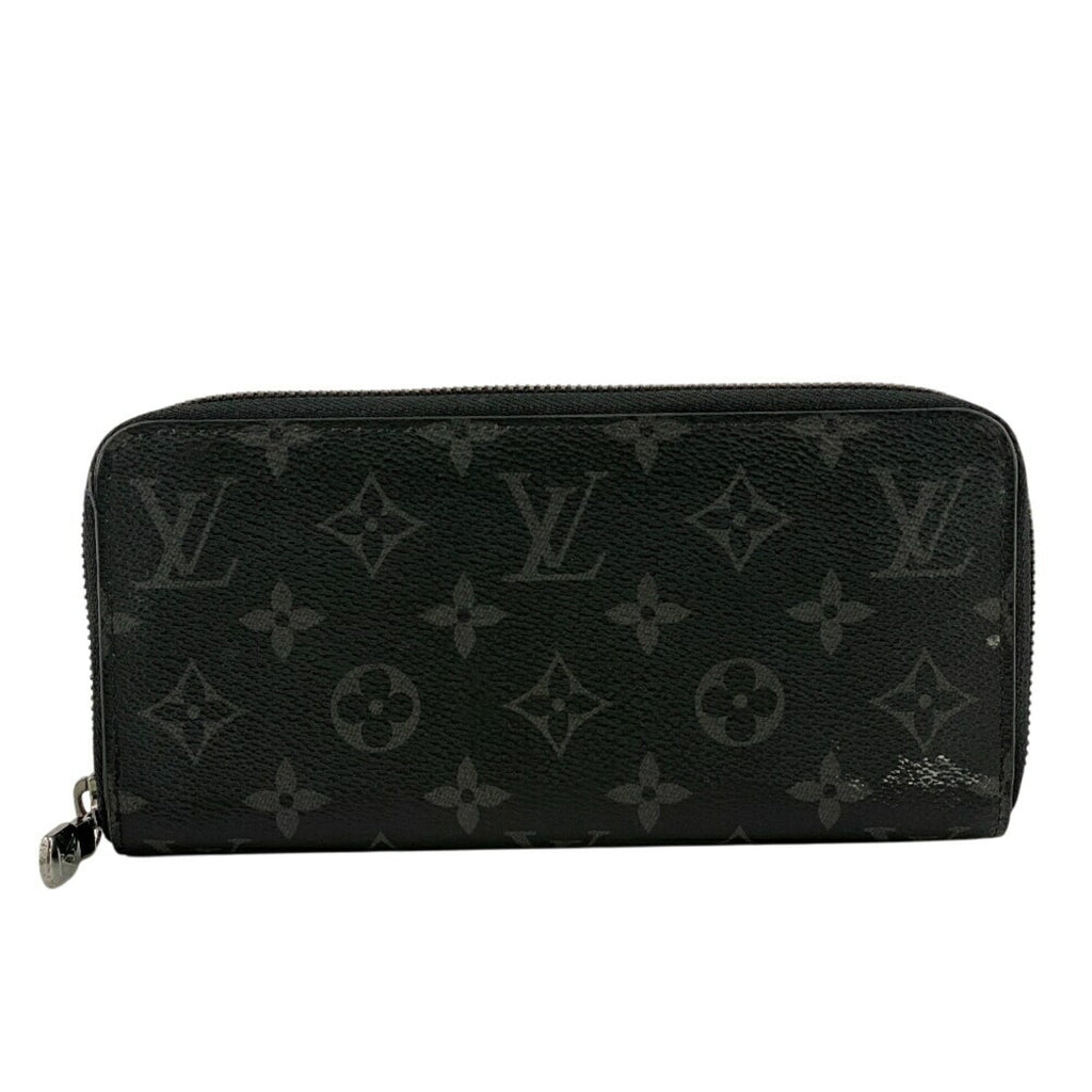 Louis Vuitton Black Leather Long Wallet