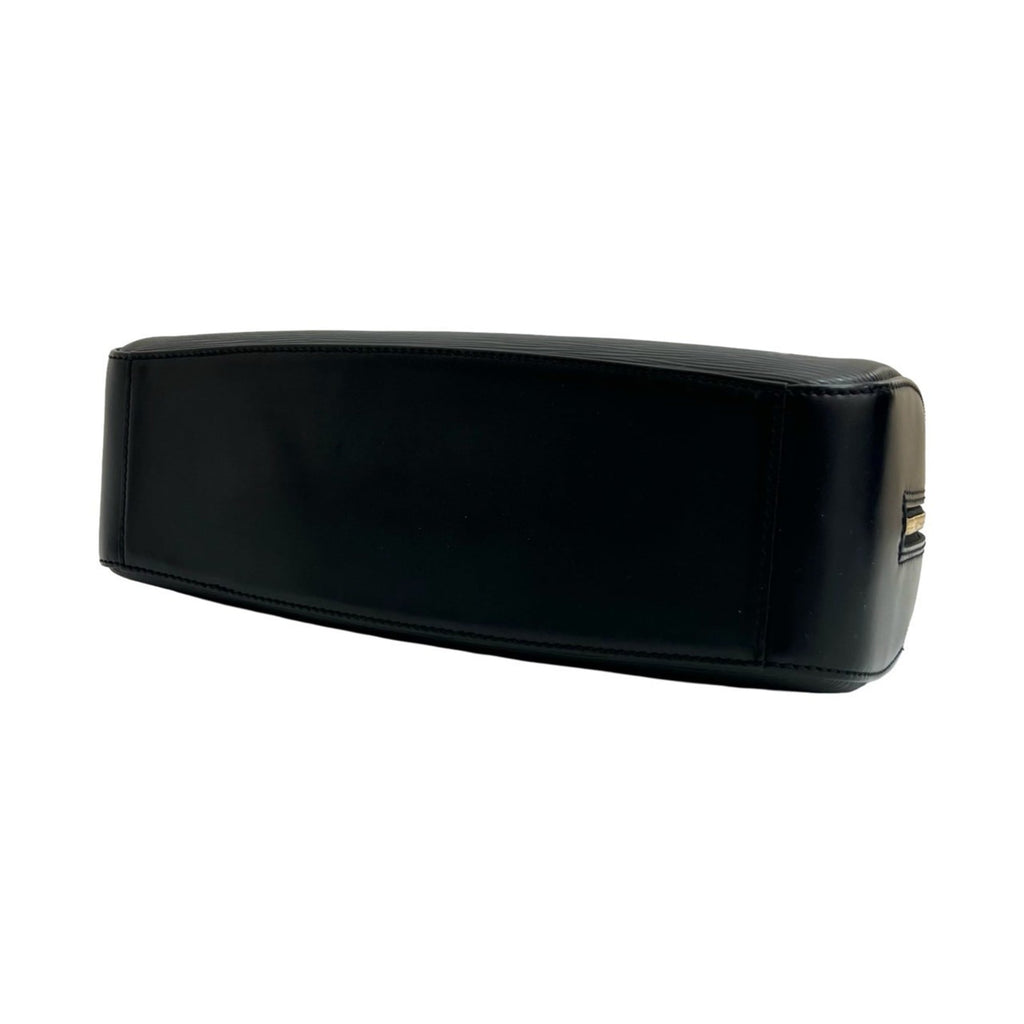 Louis Vuitton Black Epi Leather Boston Bag Handbag