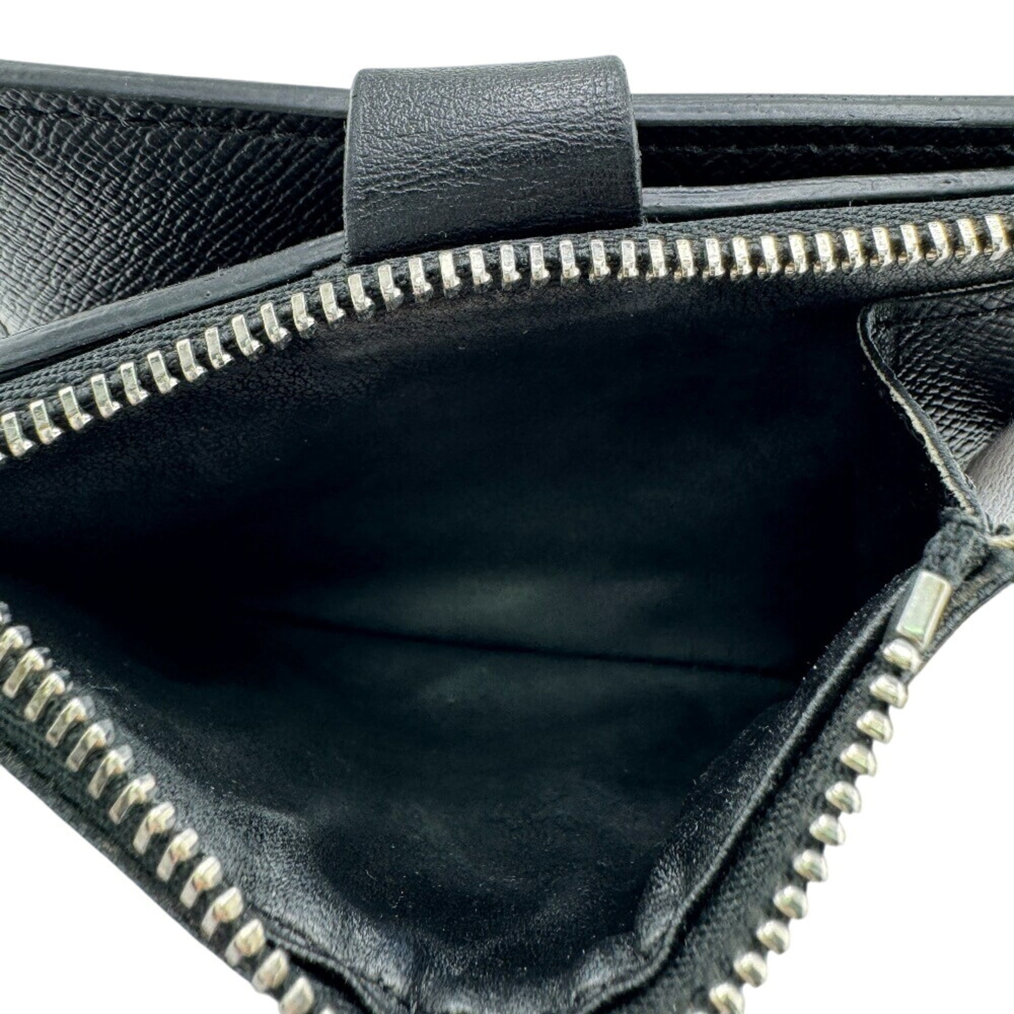 Louis Vuitton Black Gray Leather Wallet