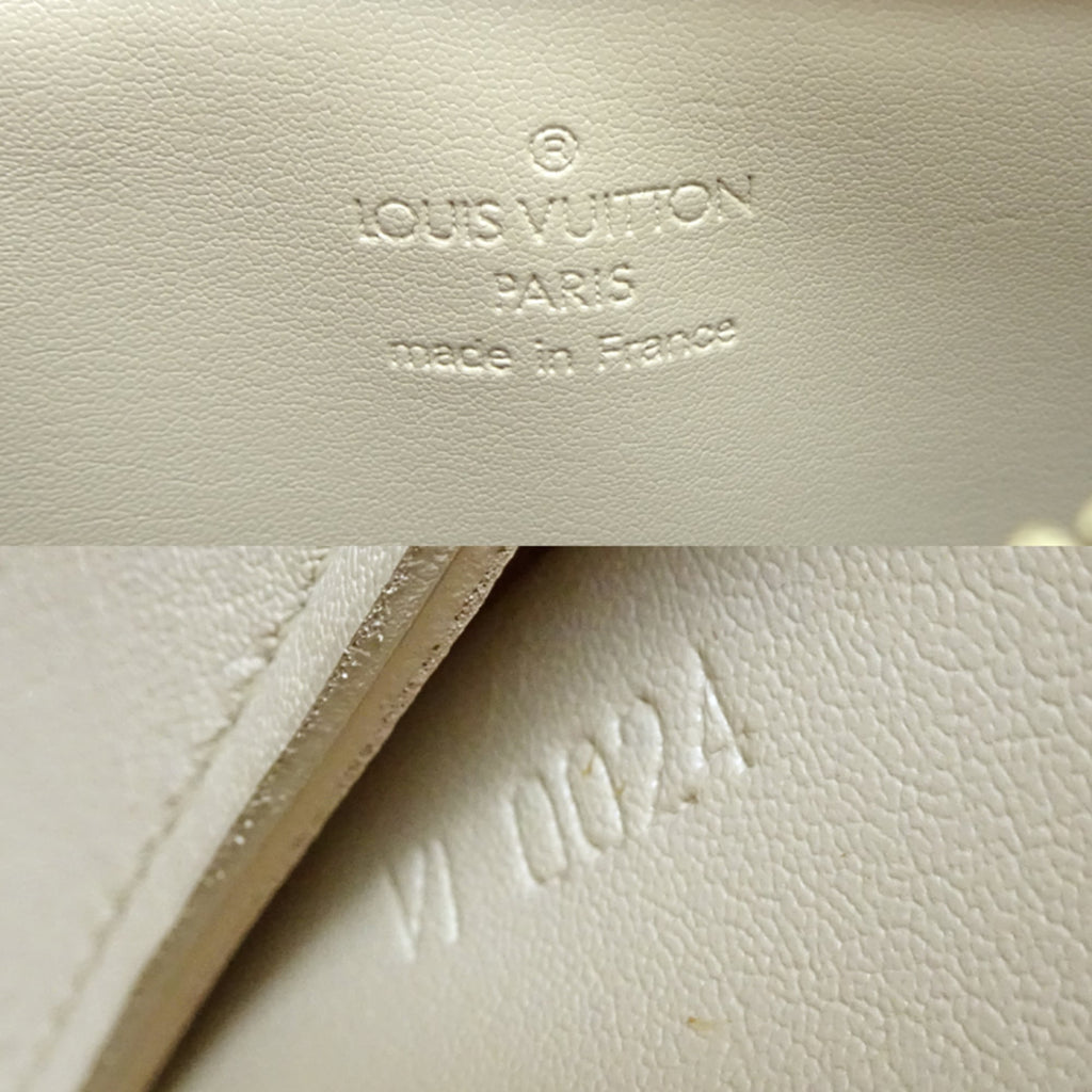 Louis Vuitton Yellow Monogram Vernis Pouch