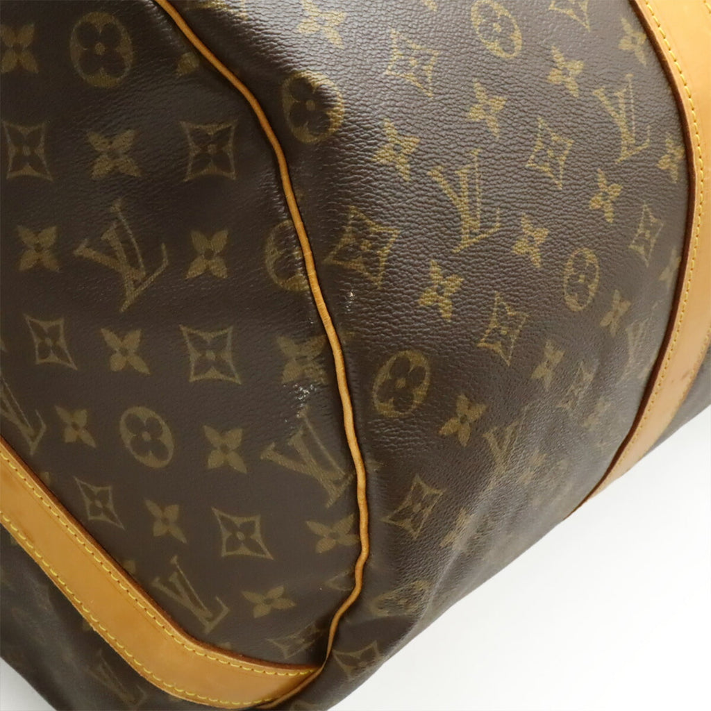 Louis Vuitton Brown Pvc Boston Bag Shoulder Bag