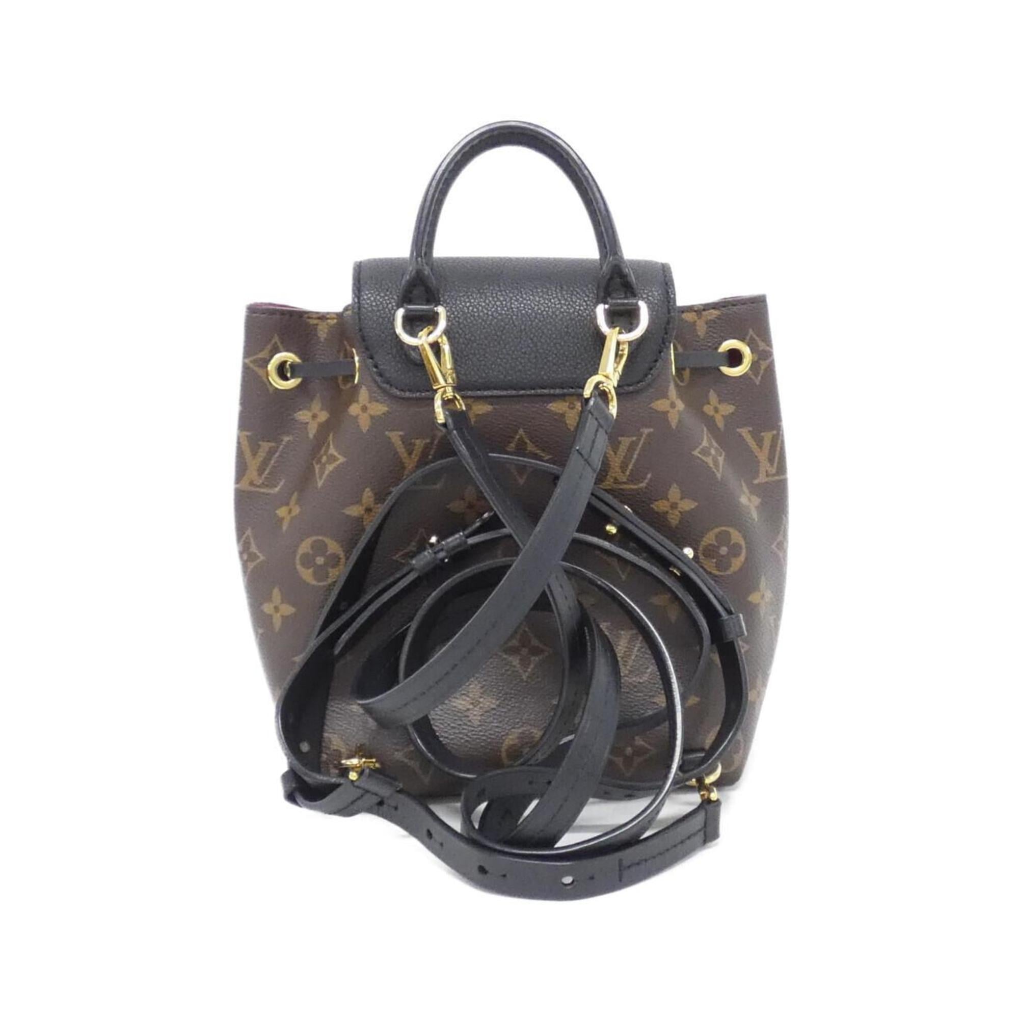 Louis Vuitton Brown Coated Canvas Backpack