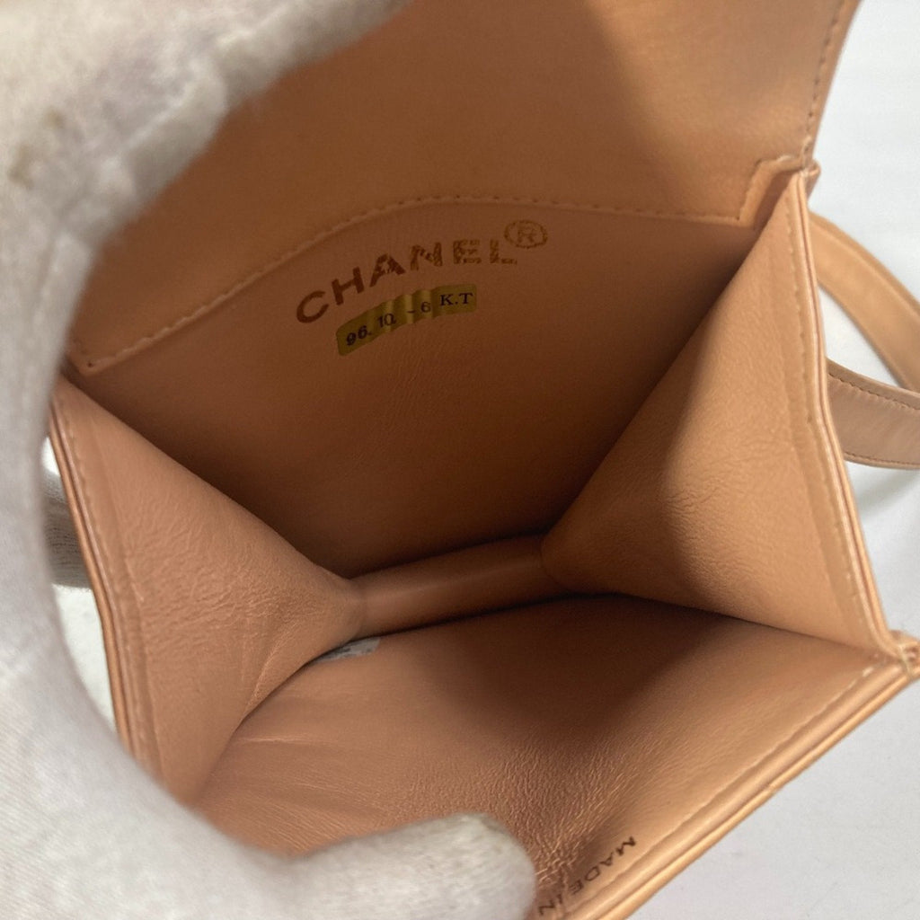 Chanel Pink Leather Shoulder Bag