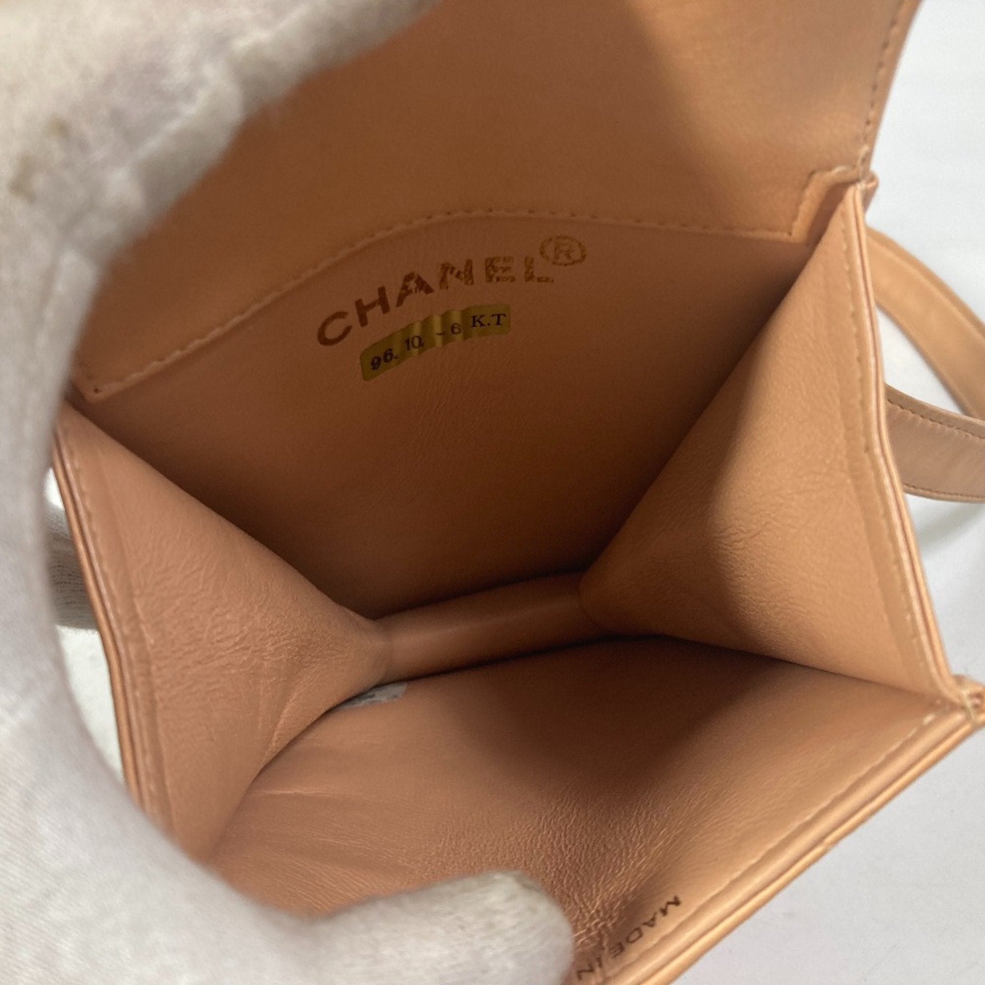 Chanel Pink Leather Shoulder Bag