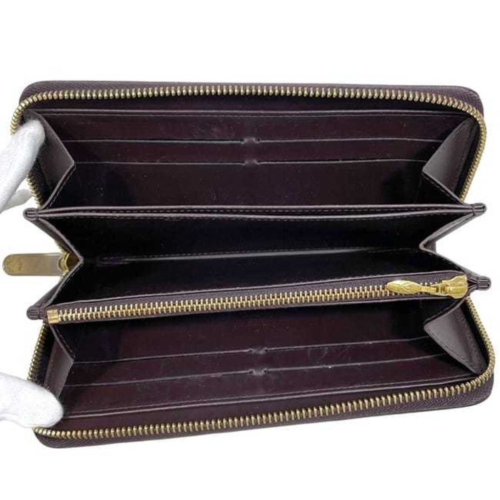 Louis Vuitton Amarante Wine Monogram Vernis Long Wallet