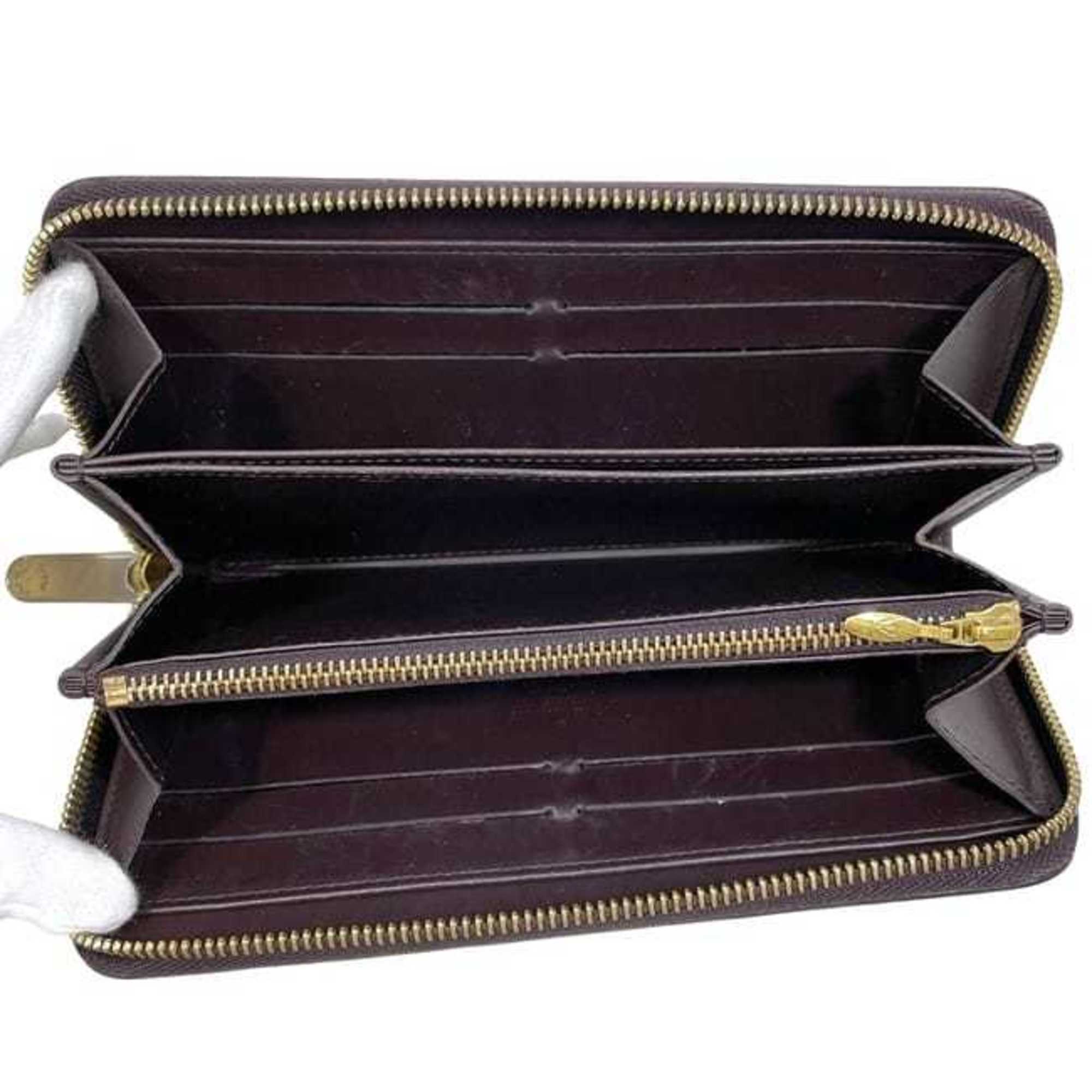 Louis Vuitton Amarante Wine Monogram Vernis Long Wallet