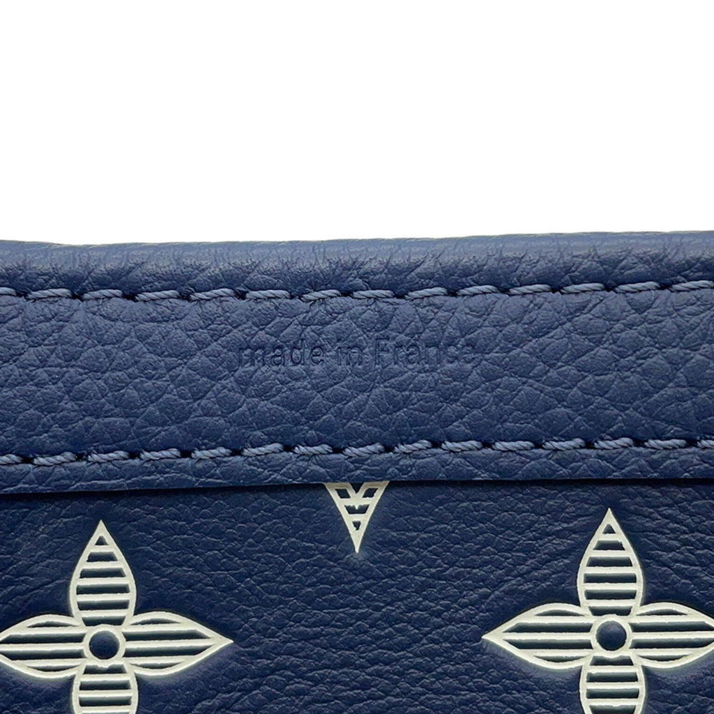 Louis Vuitton Navy White Monogram Shadow Shoulder Bag