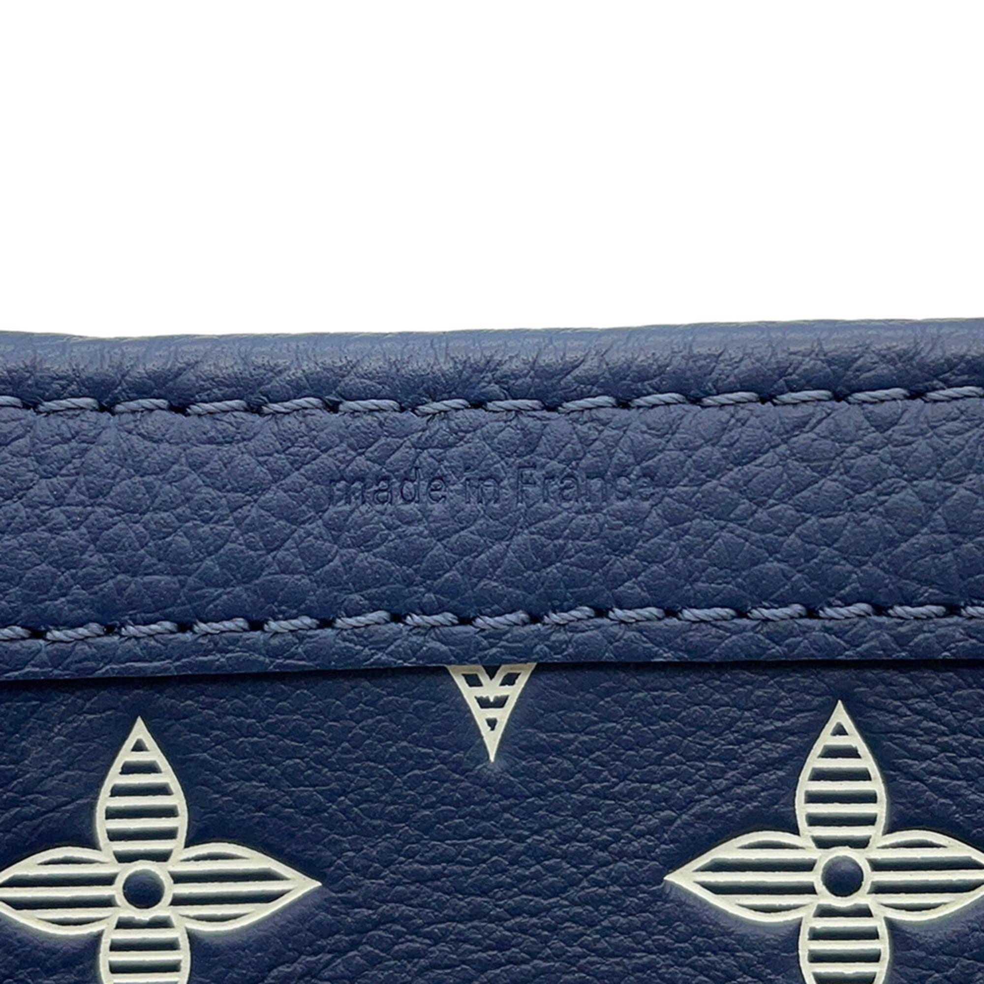 Louis Vuitton Navy White Monogram Shadow Shoulder Bag