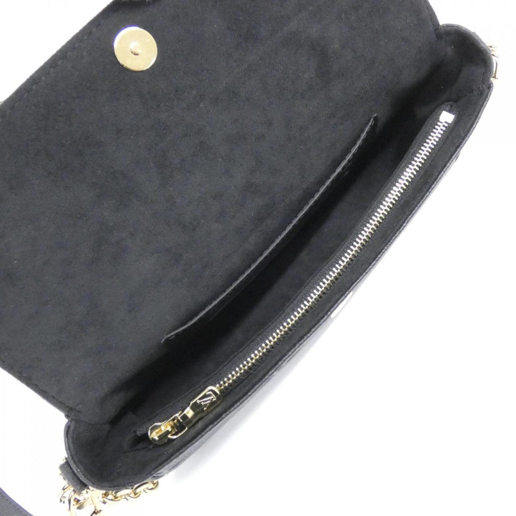 Louis Vuitton Black Leather Shoulder Bag