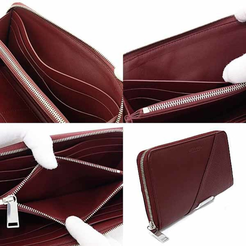 Bottega Veneta Bordeaux Pvc Long Wallet (Bi-Fold)