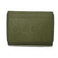 Gucci Khaki Leather Wallet (Tri-Fold) (Pre-Owned)