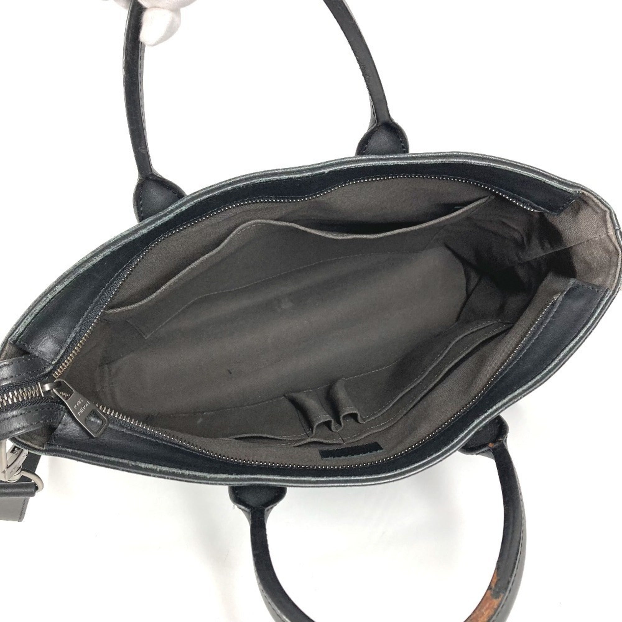 Louis Vuitton Black Onyx Damier Infini Leather Briefcase Handbag Shoulder Bag Tote Bag