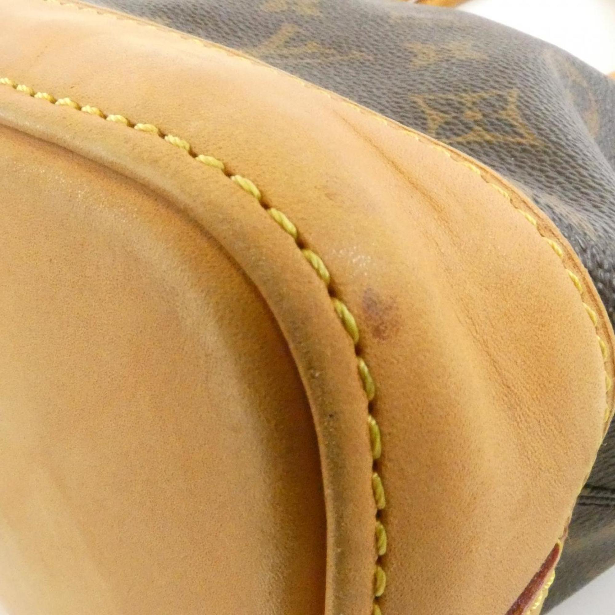 Louis Vuitton Brown Coated Canvas Handbag