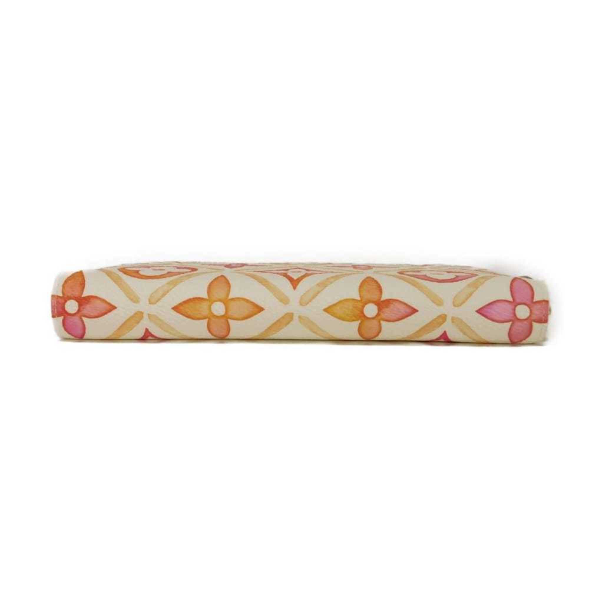 Louis Vuitton Coral Color Monogram Pink White Monogram Long Wallet