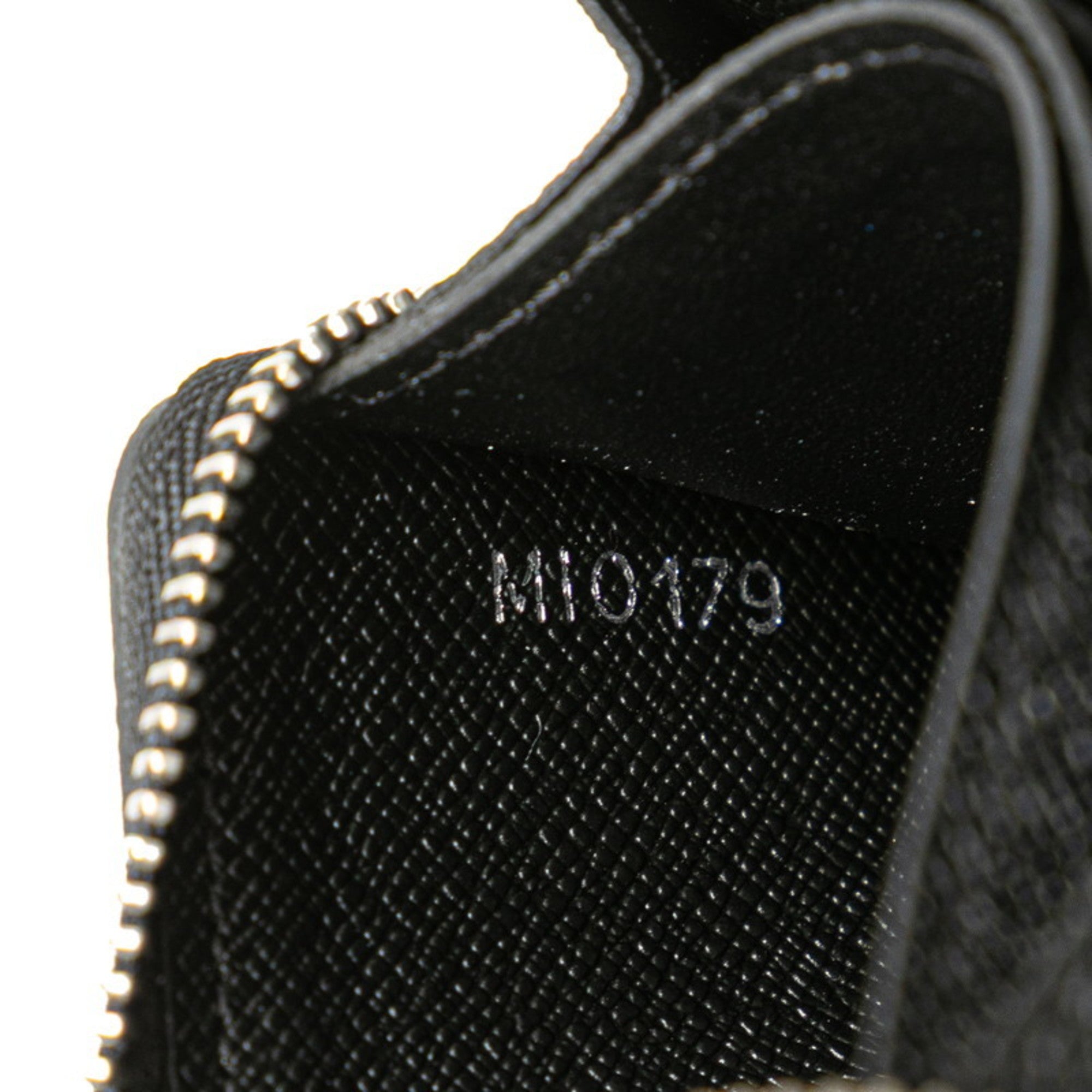 Louis Vuitton Taiga Ardoise Black Leather Coin Purse/Coin Case