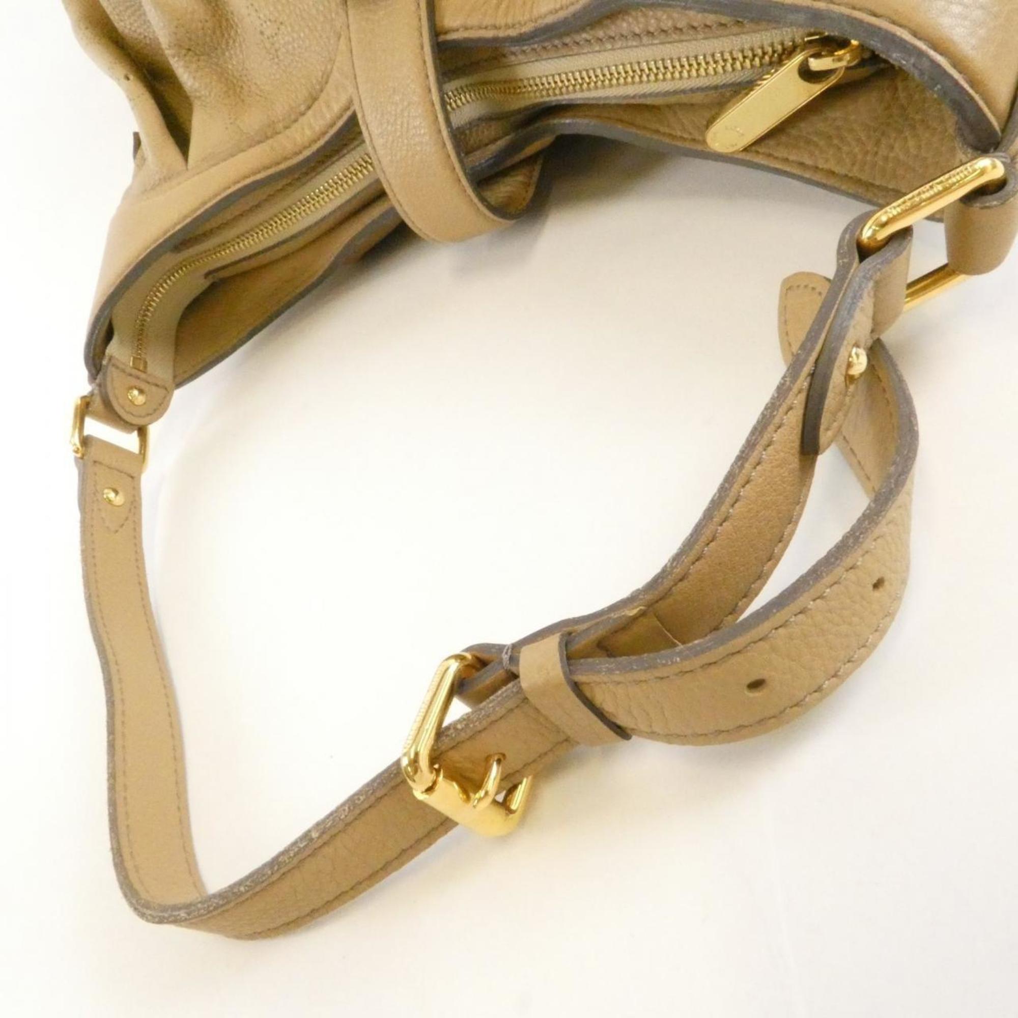 Louis Vuitton Biscuit Leather Shoulder Bag