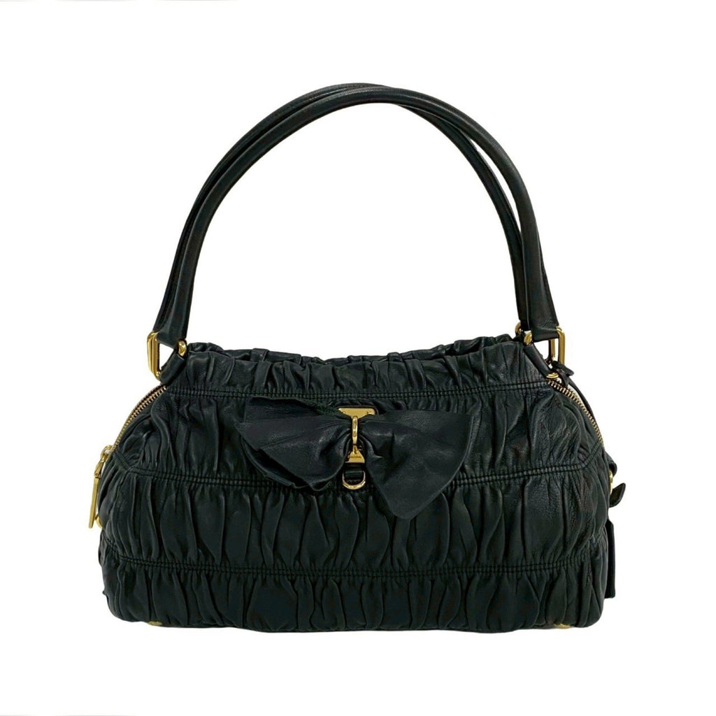Prada Black Leather Handbag