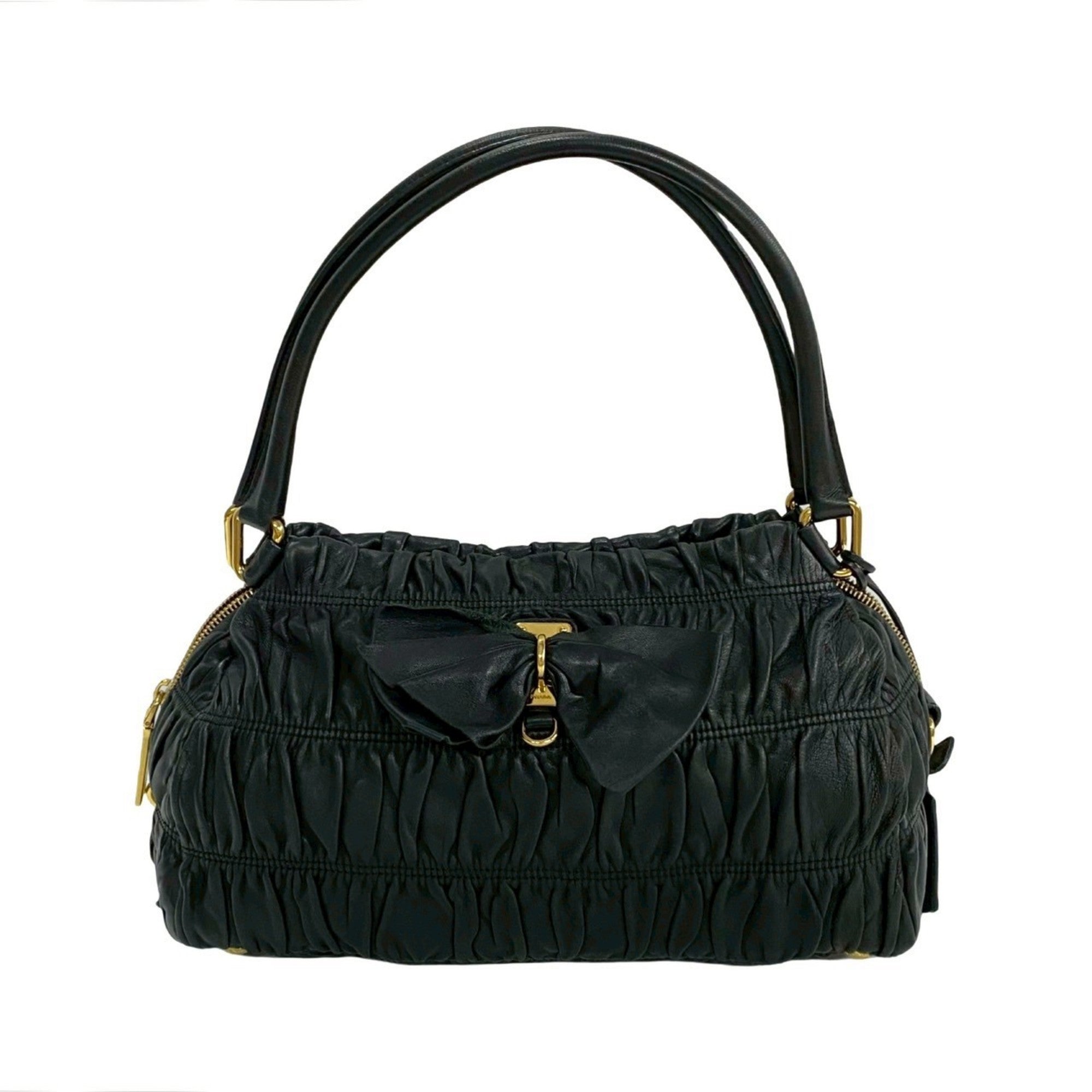 Prada Black Leather Handbag