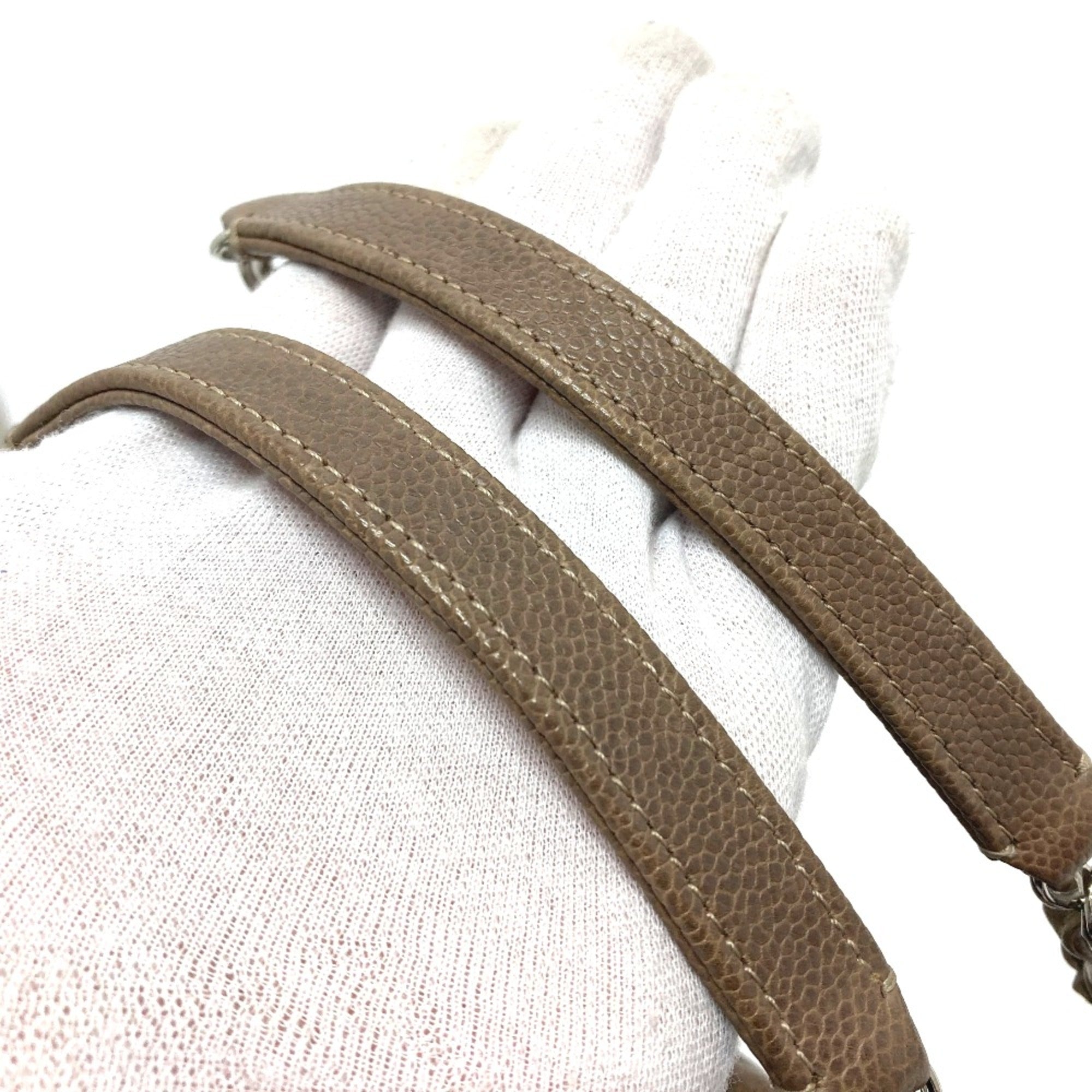 Chanel Brown Leather Shoulder Bag