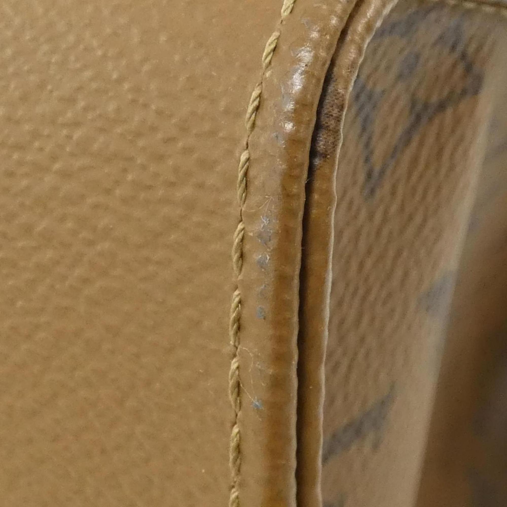 Louis Vuitton Marron Coated Canvas Handbag