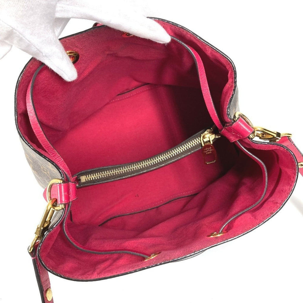 Louis Vuitton Brown Pink Monogram Shoulder Bag