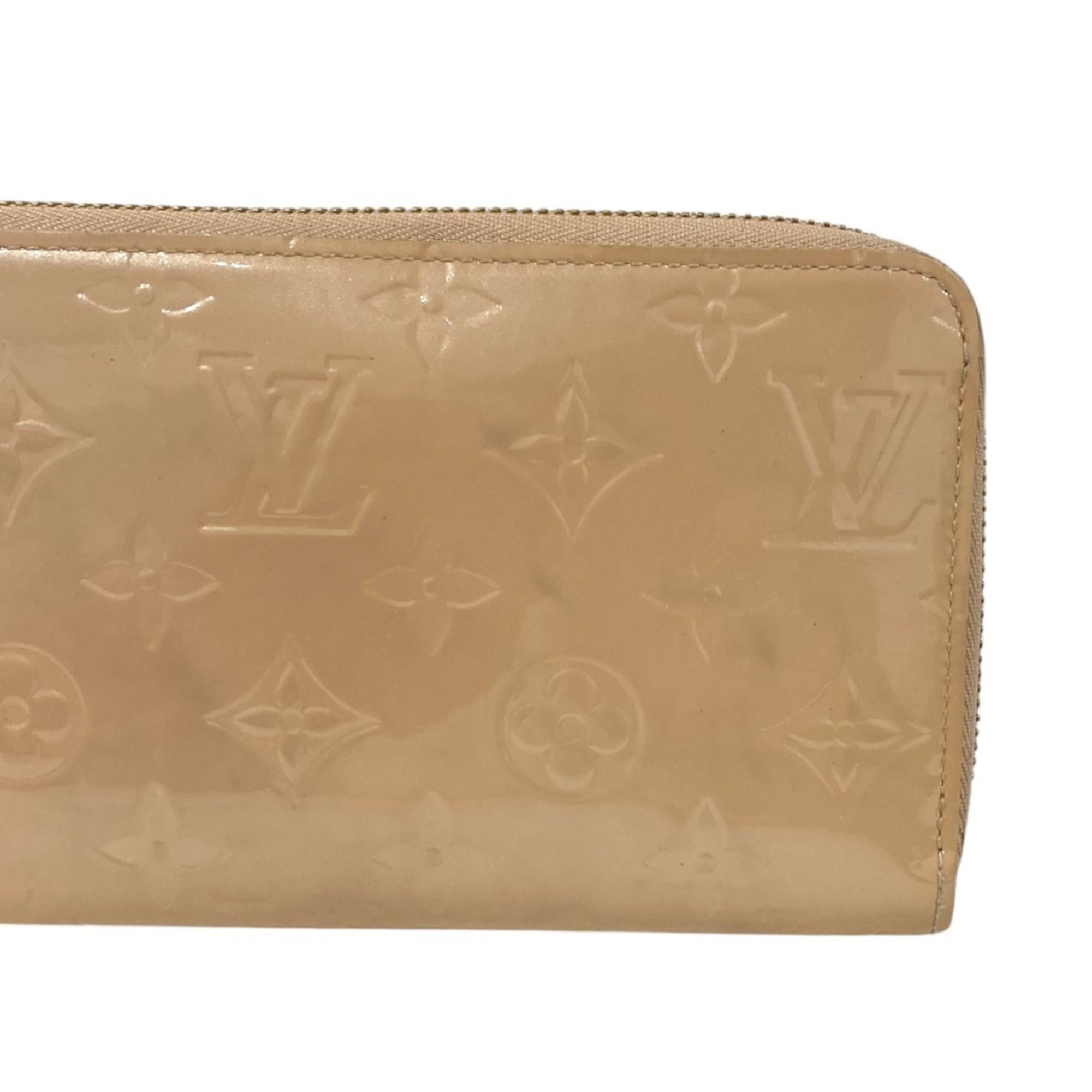 Louis Vuitton Beige Monogram Vernis Wallet