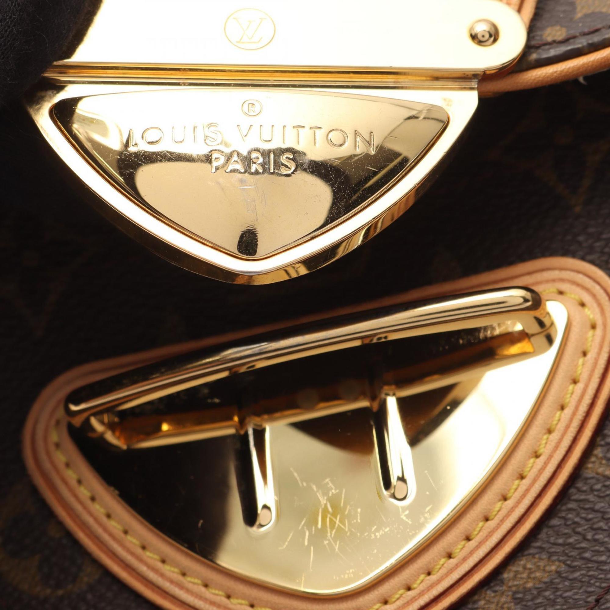 Louis Vuitton Brown Pvc Leather Shoulder Bag