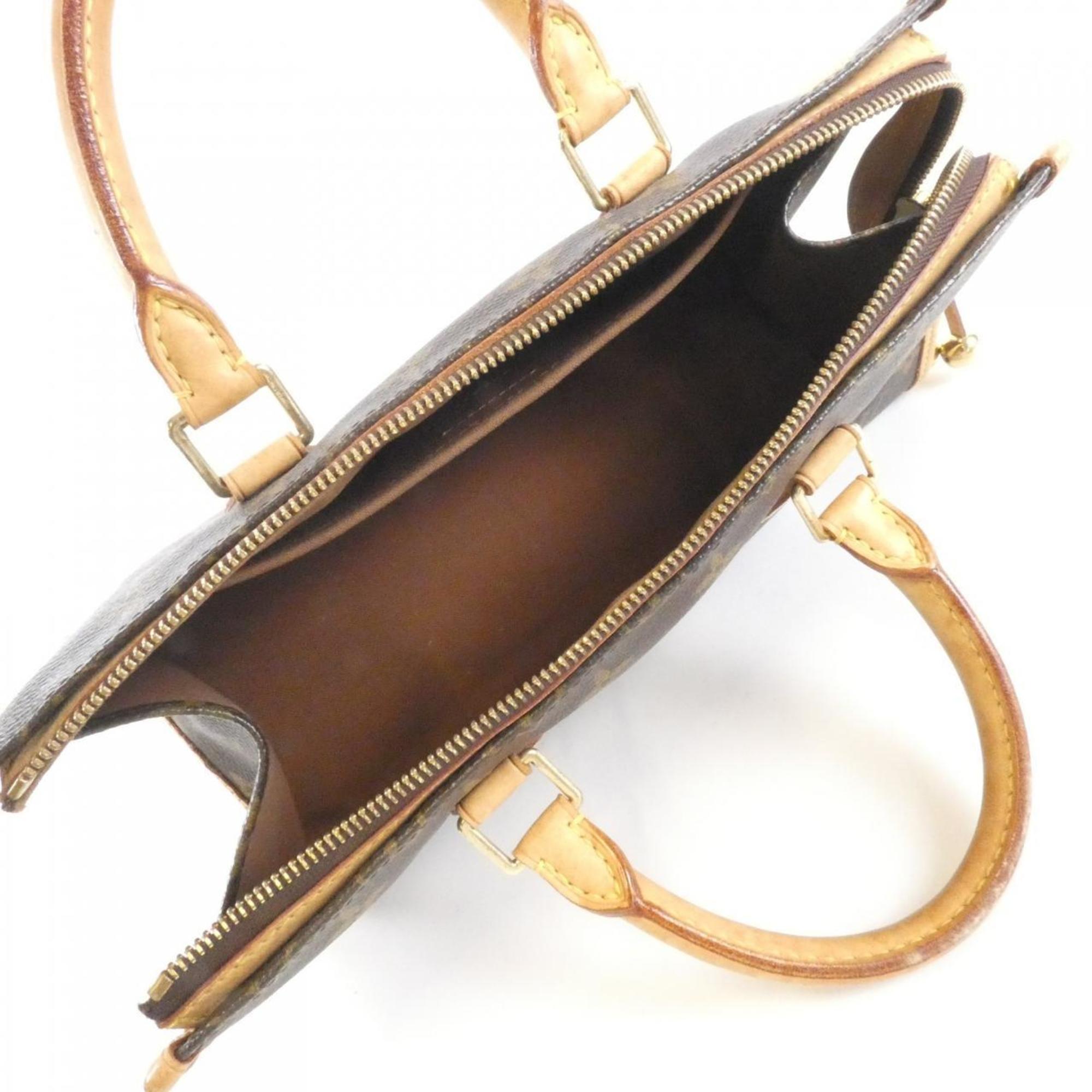 Louis Vuitton Brown Coated Canvas Handbag