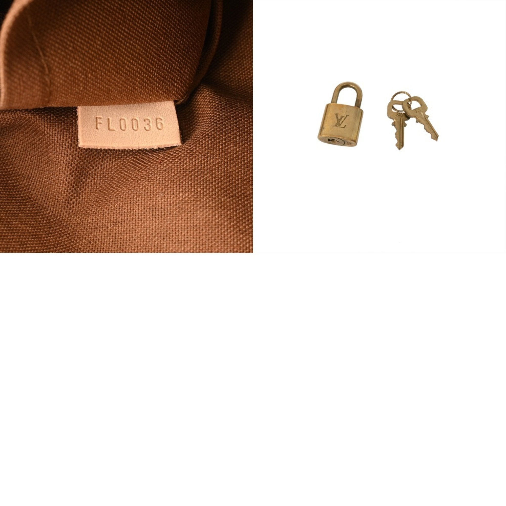 Louis Vuitton Brown Monogram Canvas Handbag