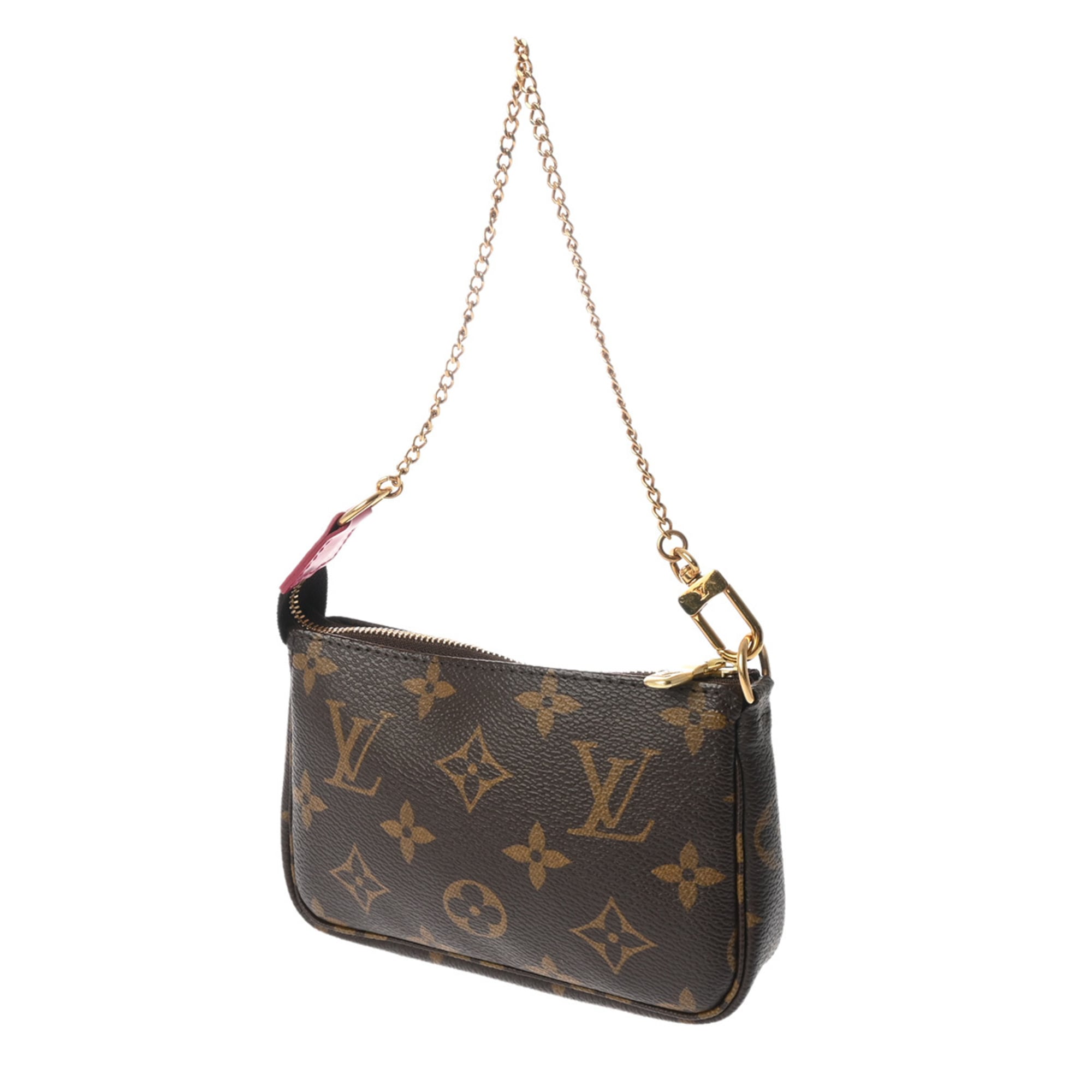 Louis Vuitton Brown Canvas Monogram Pochette Pouch