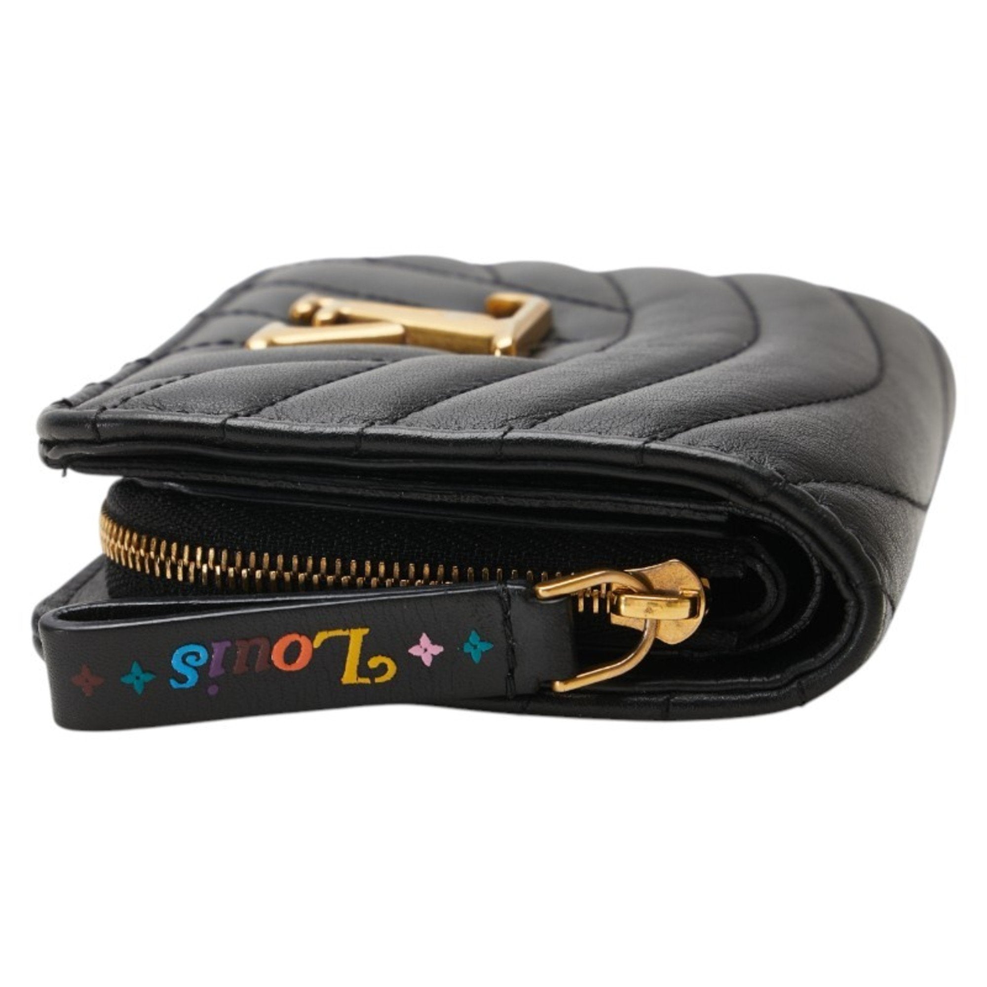 Louis Vuitton Black Leather Wallet