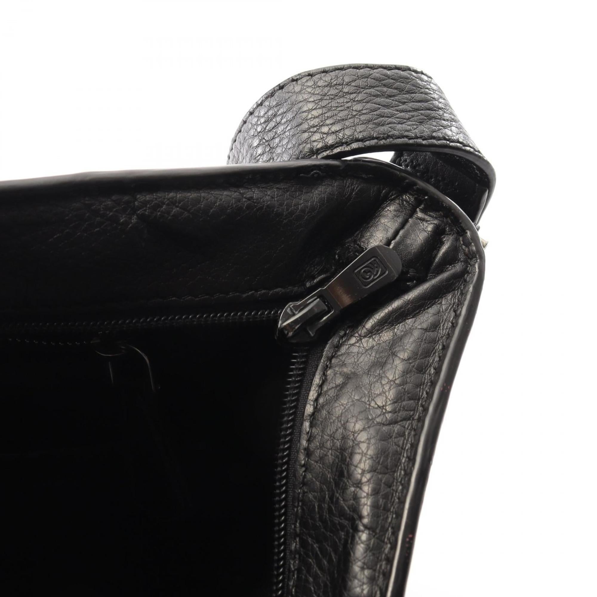 Prada Black Leather Shoulder Bag