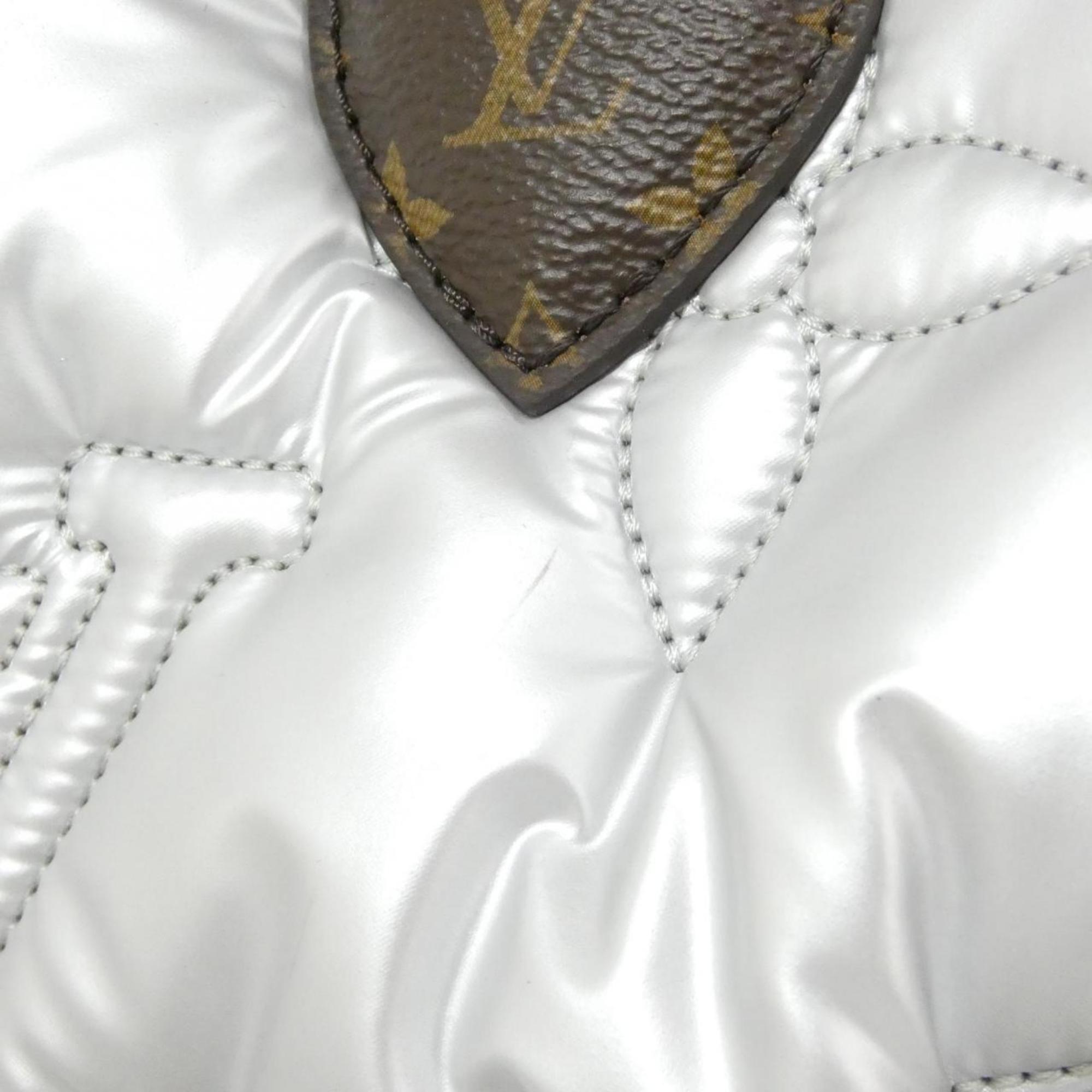 Louis Vuitton Metallic Metallic Silver Boston Bag