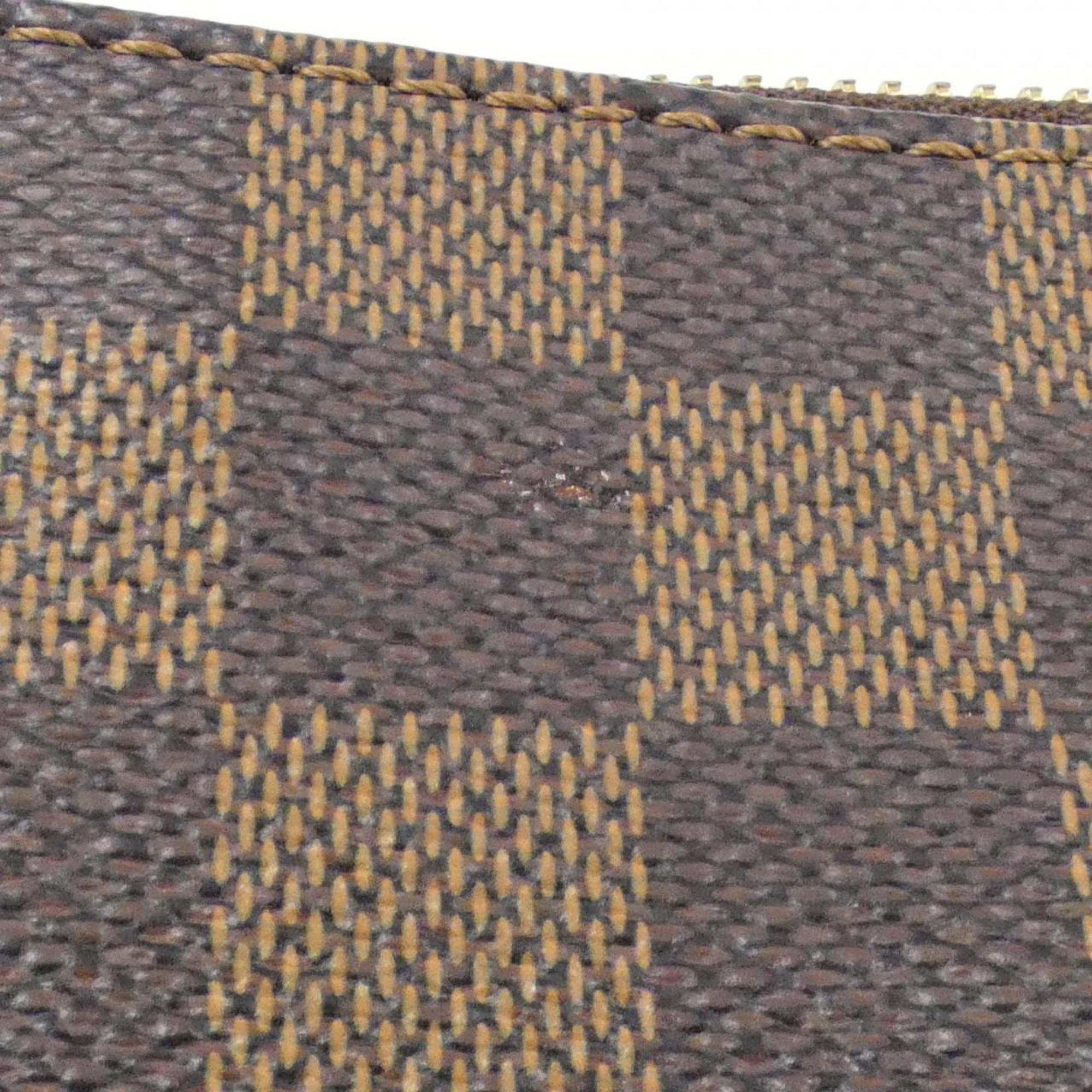 Louis Vuitton Damier Canvas Ebene Coated Canvas Shoulder Bag