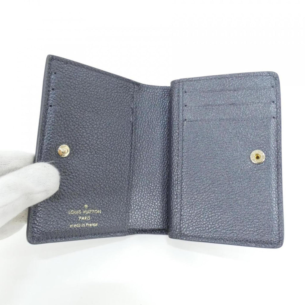 Louis Vuitton Monogram Empreinte Navy Leather Wallet