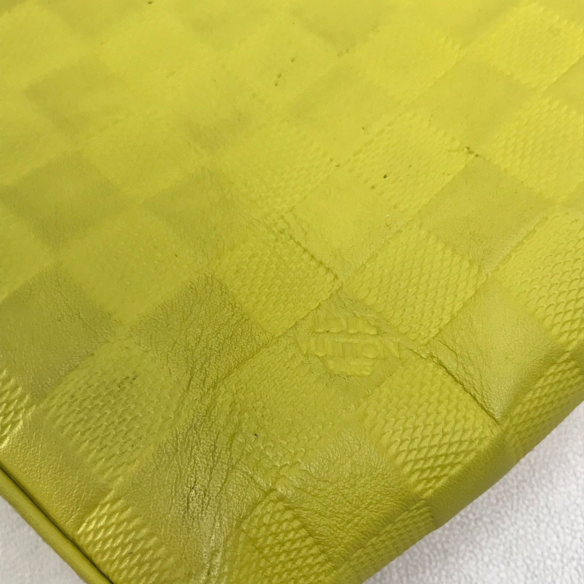 Louis Vuitton Damier Infini Vert Yellow Damier Infini Handbag Shoulder Bag