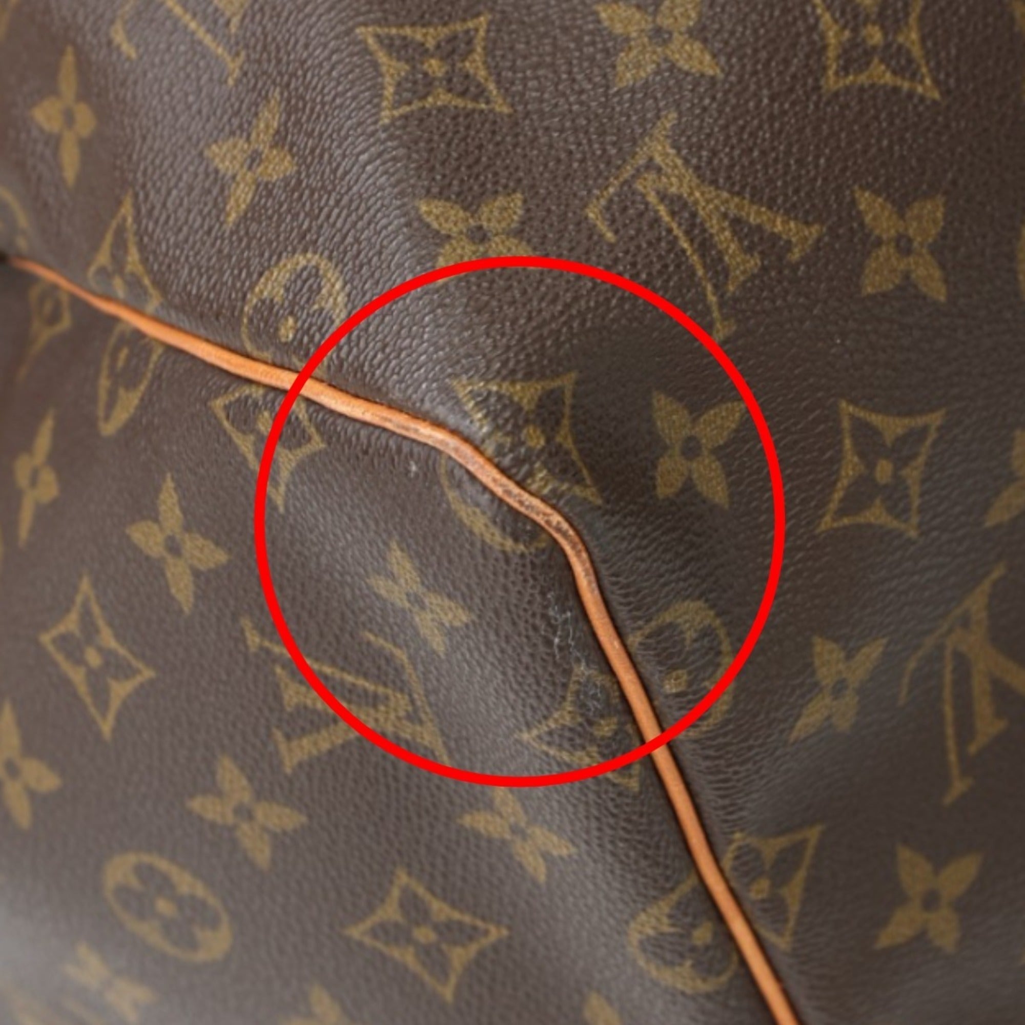 Louis Vuitton Brown Monogram Canvas Boston Bag