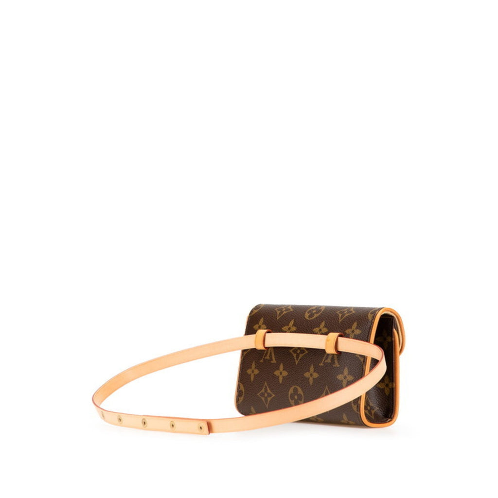 Louis Vuitton Brown Pvc Leather Fanny Pack Pochette
