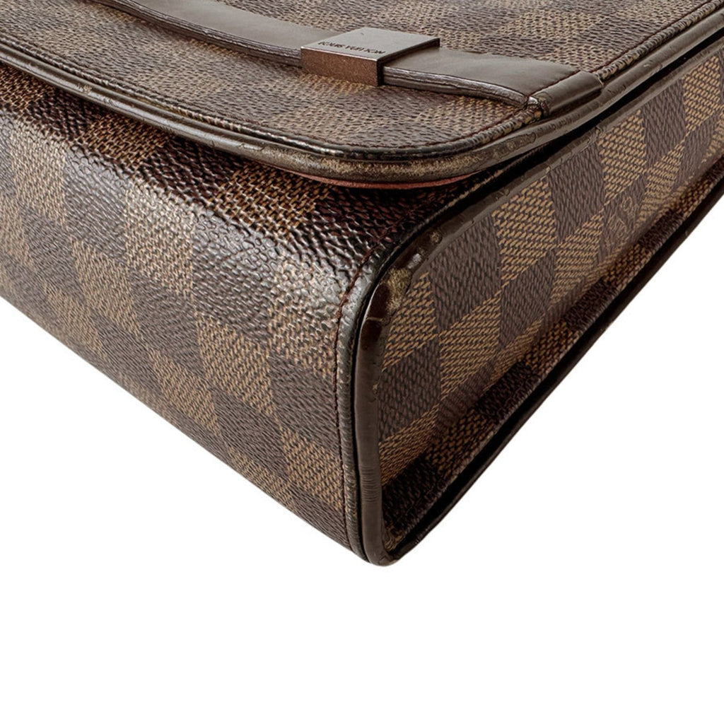 Louis Vuitton Damier Canvas Ebene Damier Canvas Shoulder Bag