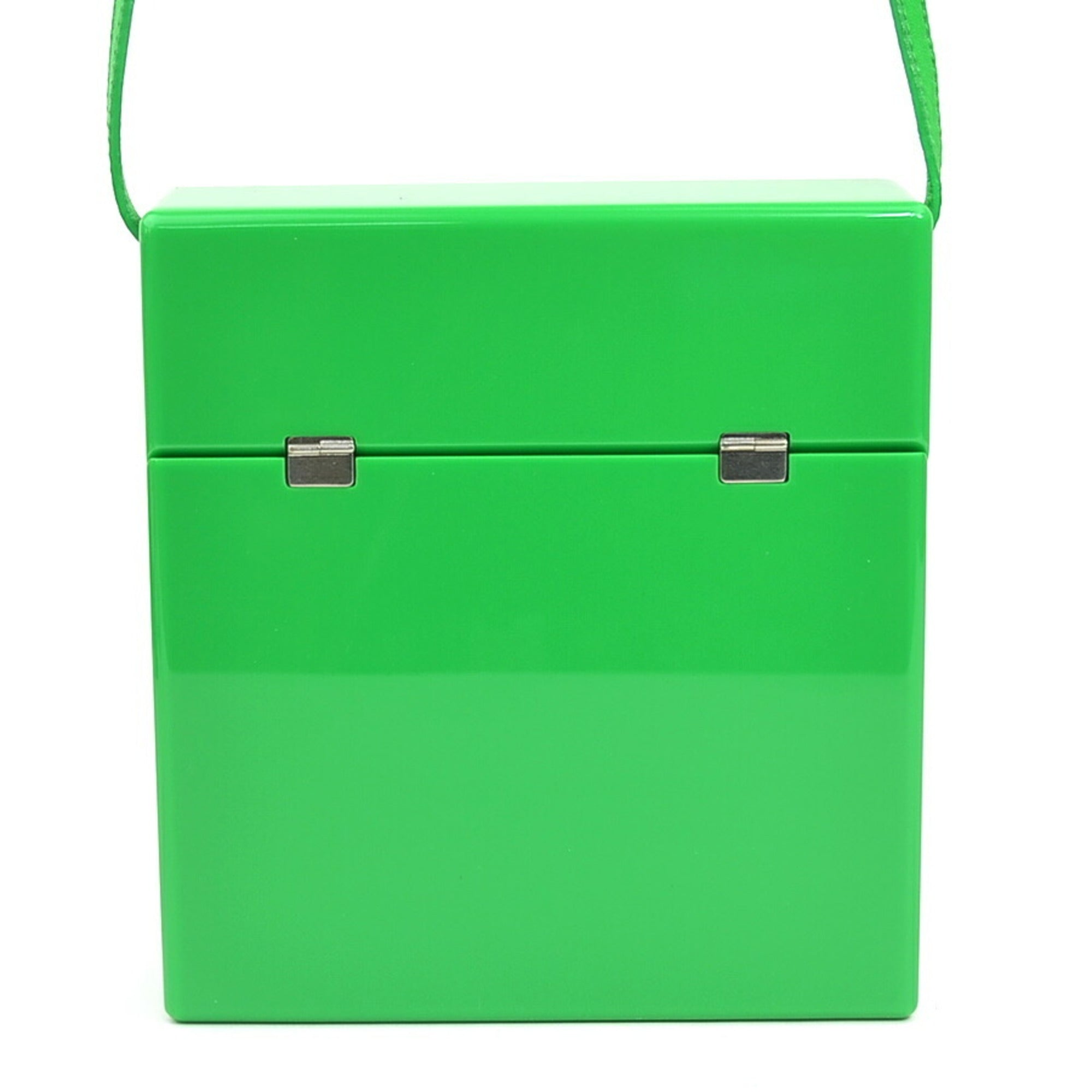 Bottega Veneta Green Acrylic Leather Shoulder Bag
