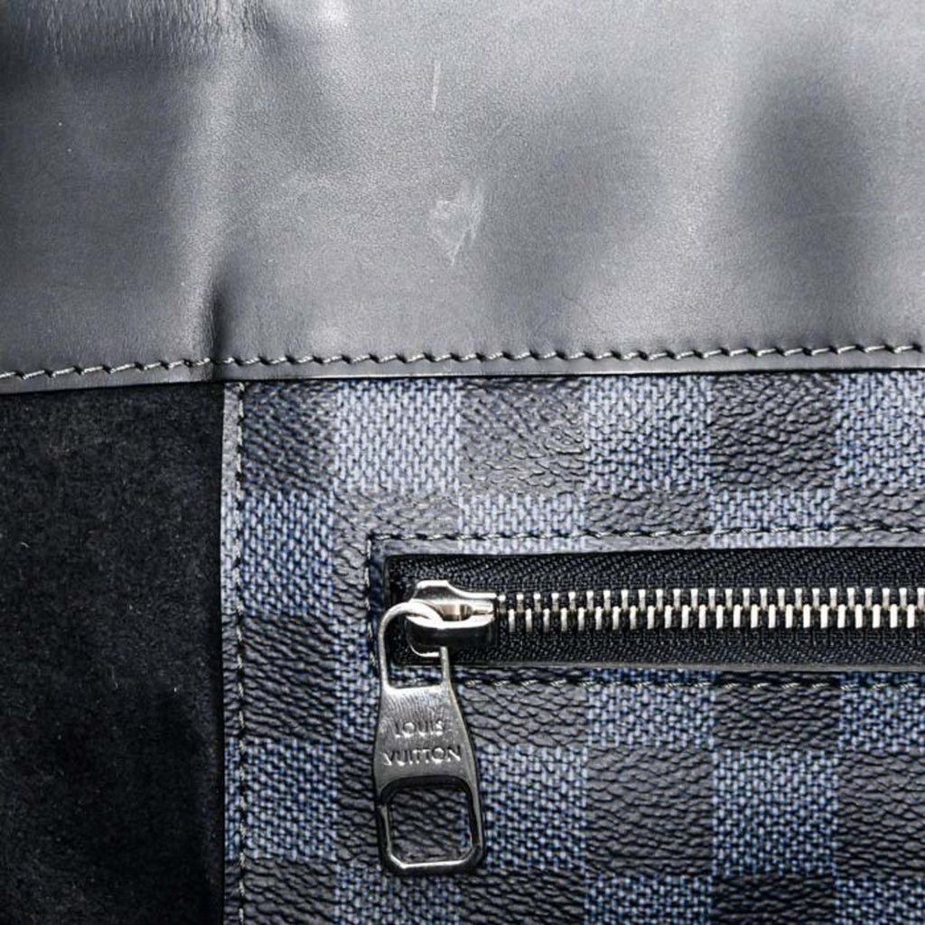 Louis Vuitton Damier Cobalt Black Blue Damier Graphite Tote Bag